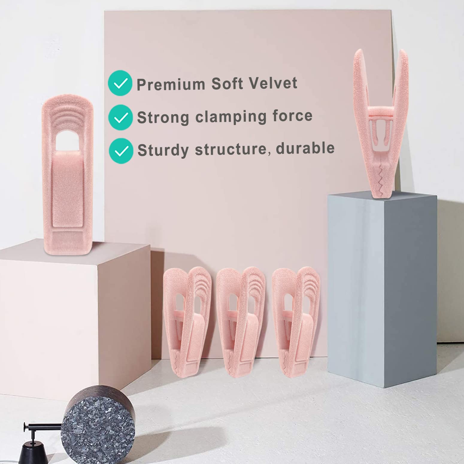 Light Pink Velvet Hangers