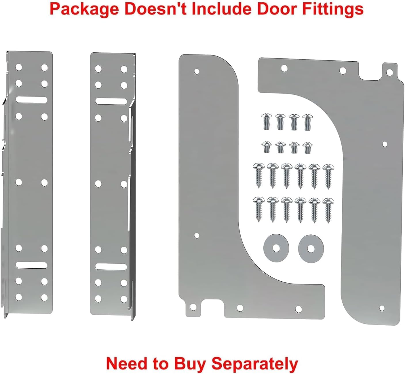 Single Pullout Trash Can for Under Kitchen Cabinets Include Single 35QT Trash Bin Doesn't Include Door Fittings