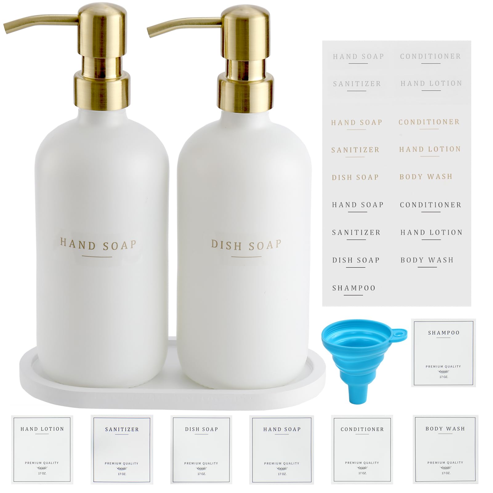 Soap Dispenser Bathroom (4 Count)