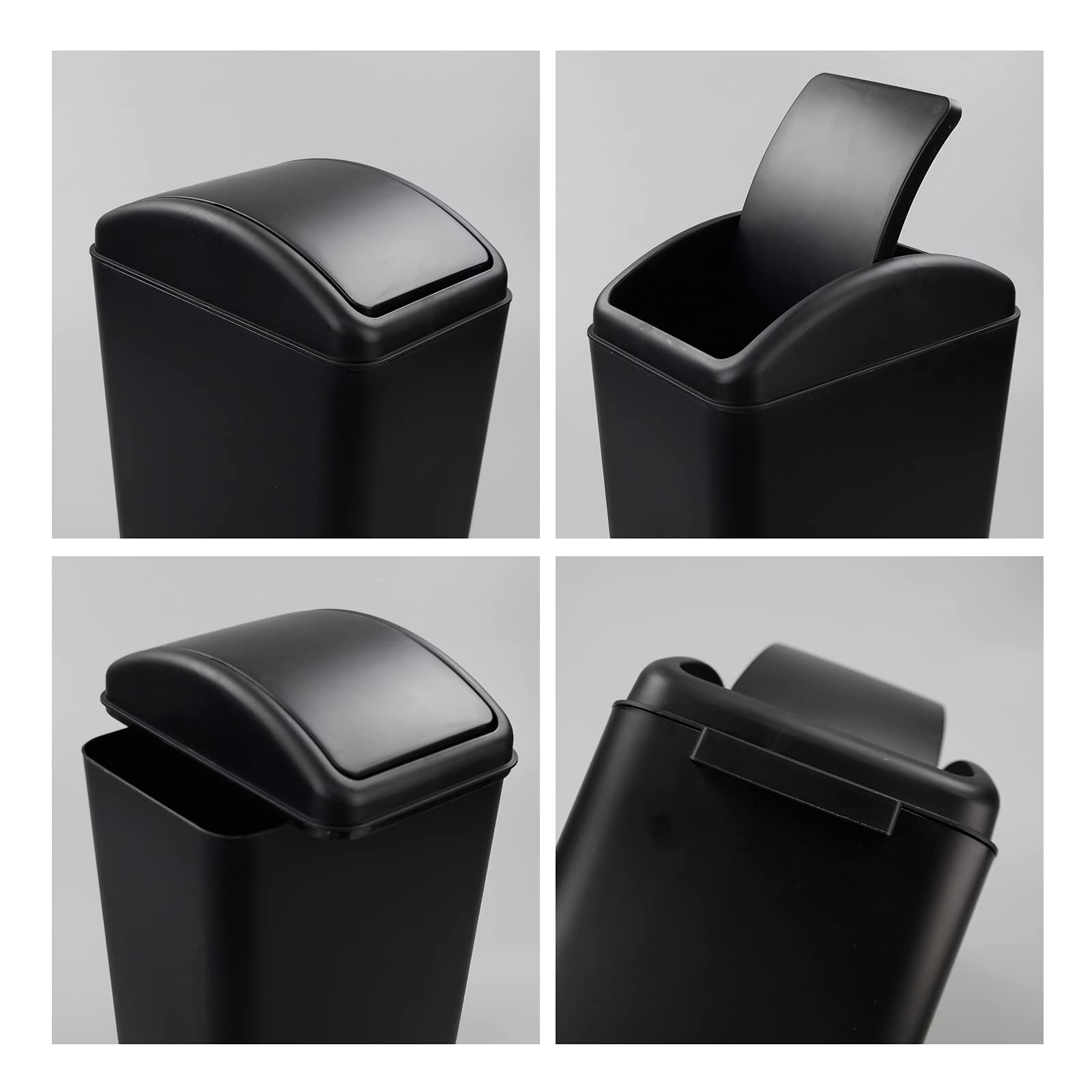 4.2 Gallon Plastic Trash Can with Lid