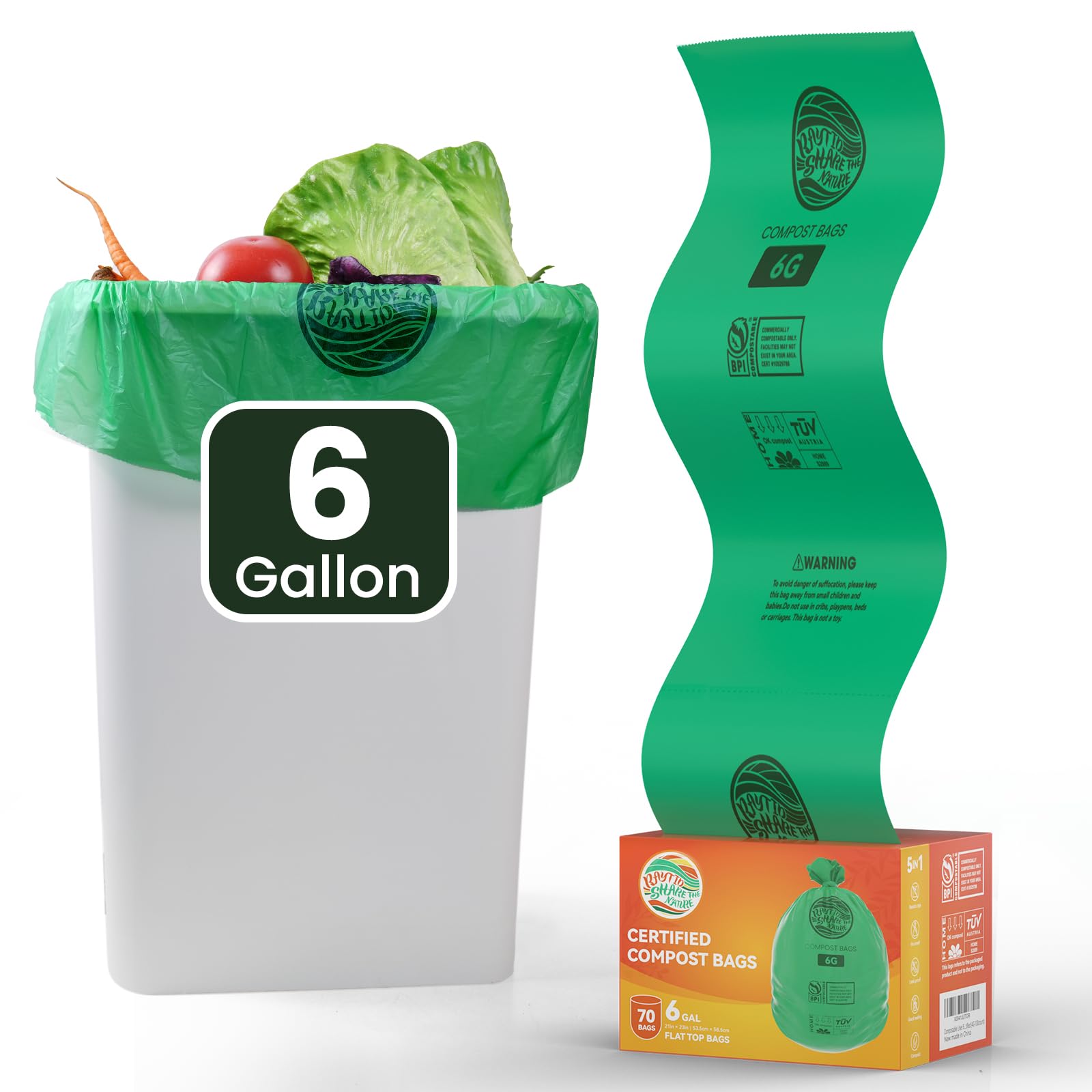 Compostable Bags (70 Count)
