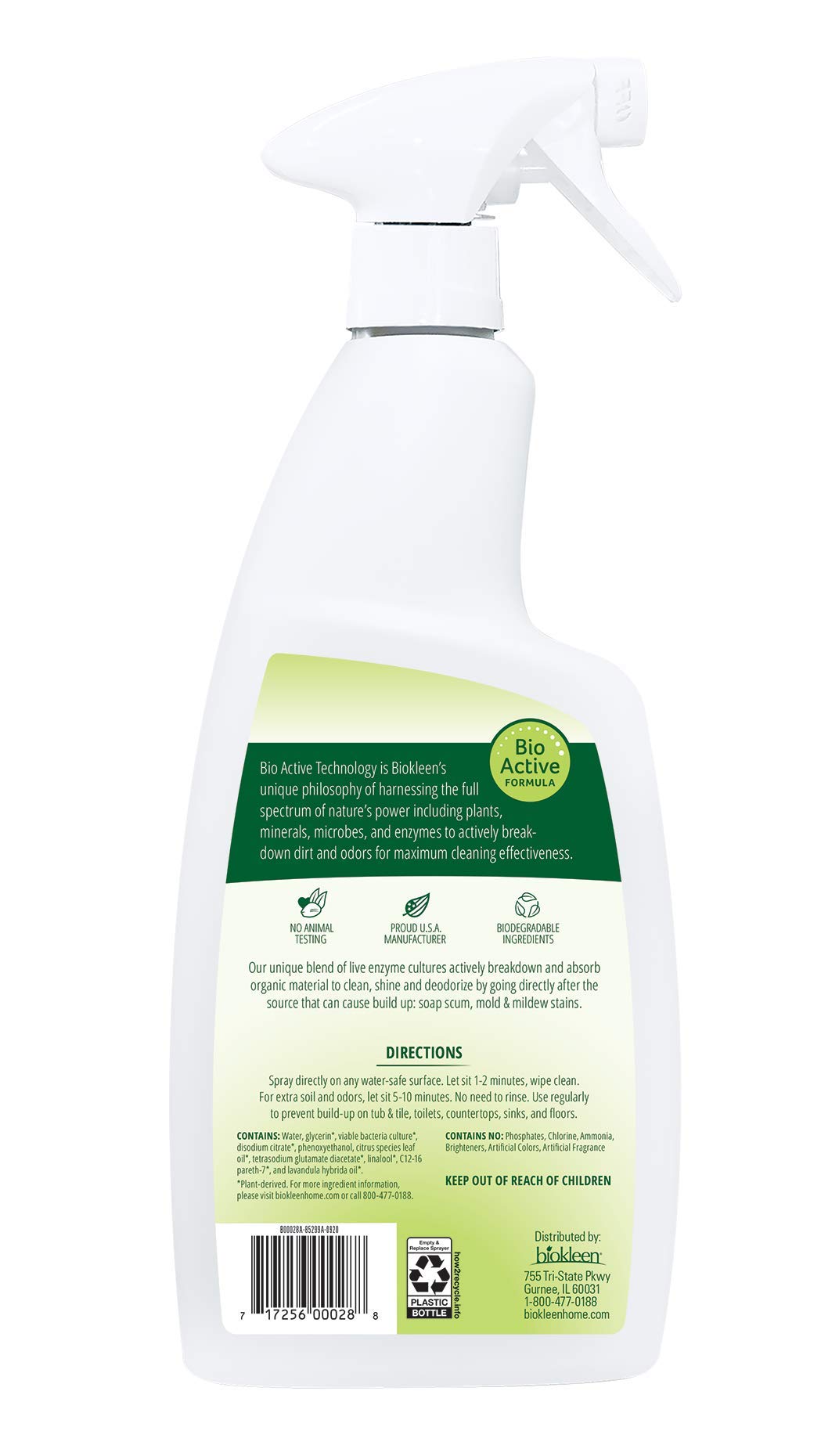 Bac Out Natural Bathroom Cleaner (64 Fl Oz)