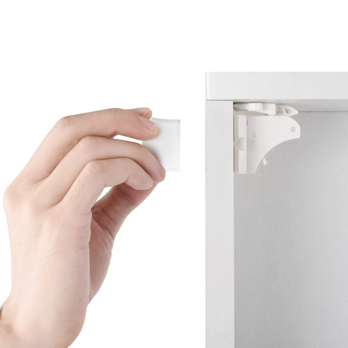2 Pack Magnetic Cabinet Locks Keys
