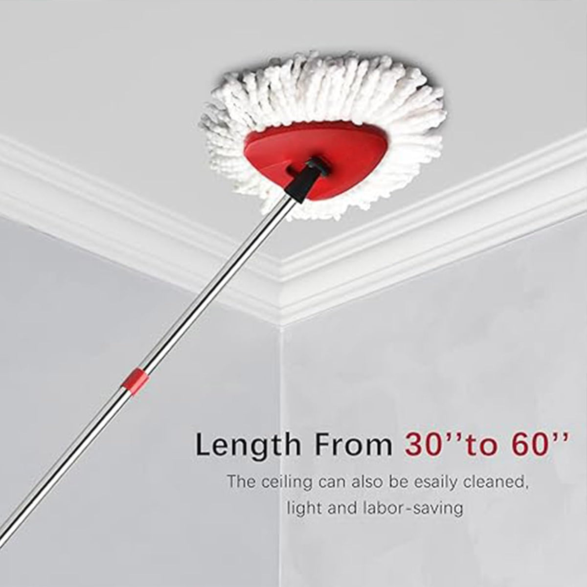 Microfiber Spin Mop Replace Head (4 Count)