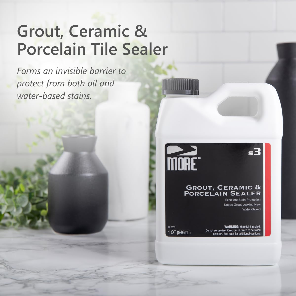 MORE Grout Ceramic & Porcelain Tile Sealer (32 Fl Oz)