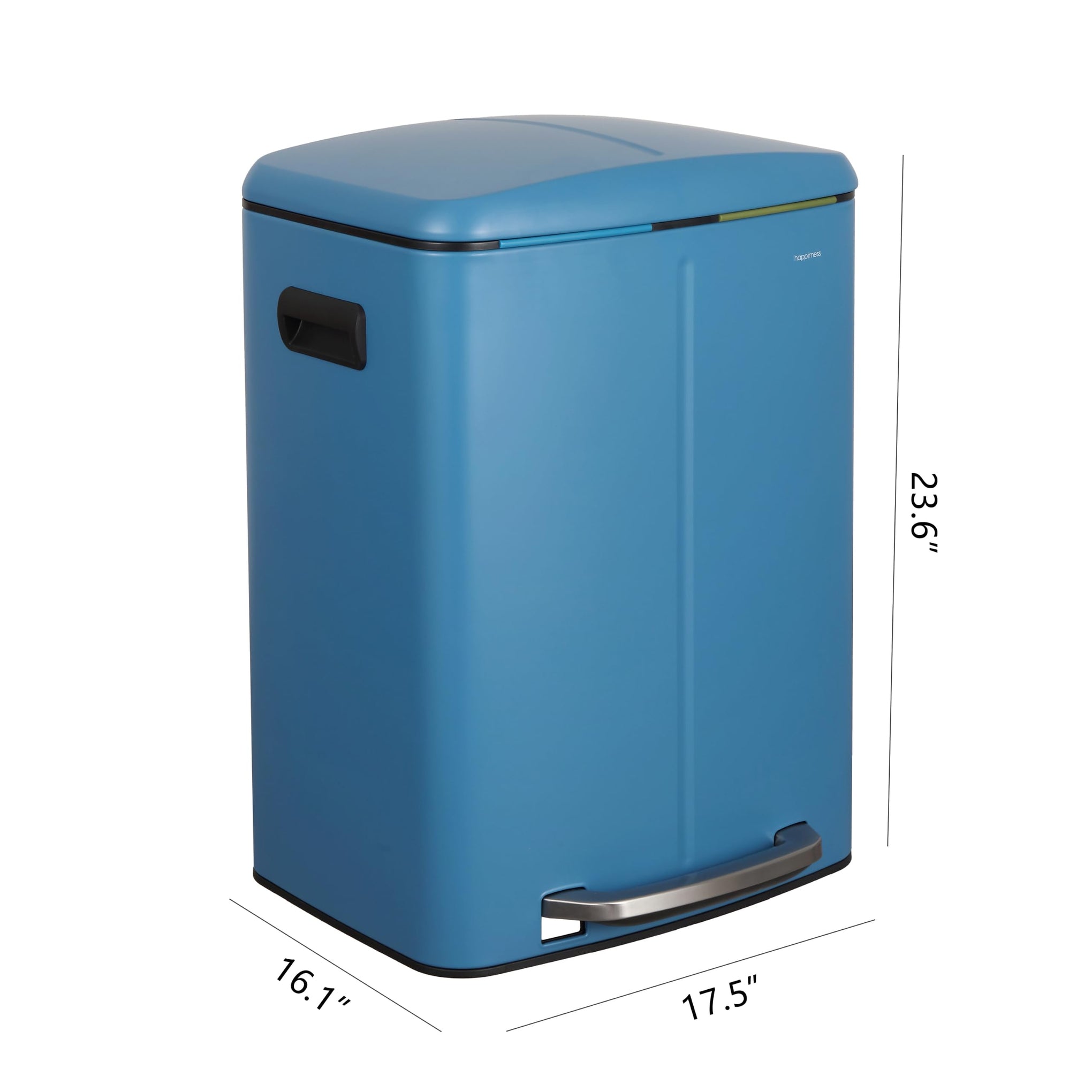 Marco 10.6 Gal Double Bucket Step Trash Can
