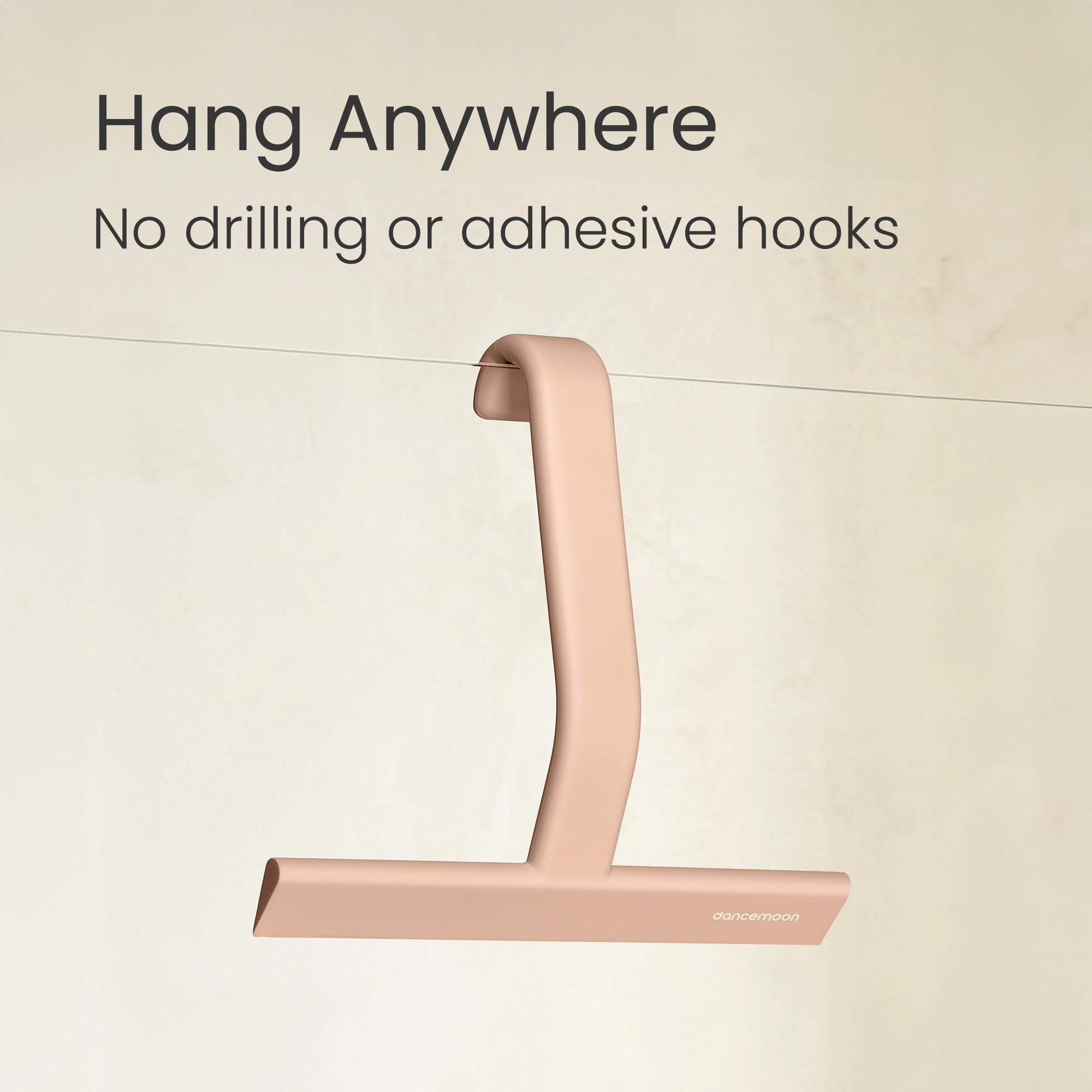 JustHang Shower Squeegee with Built