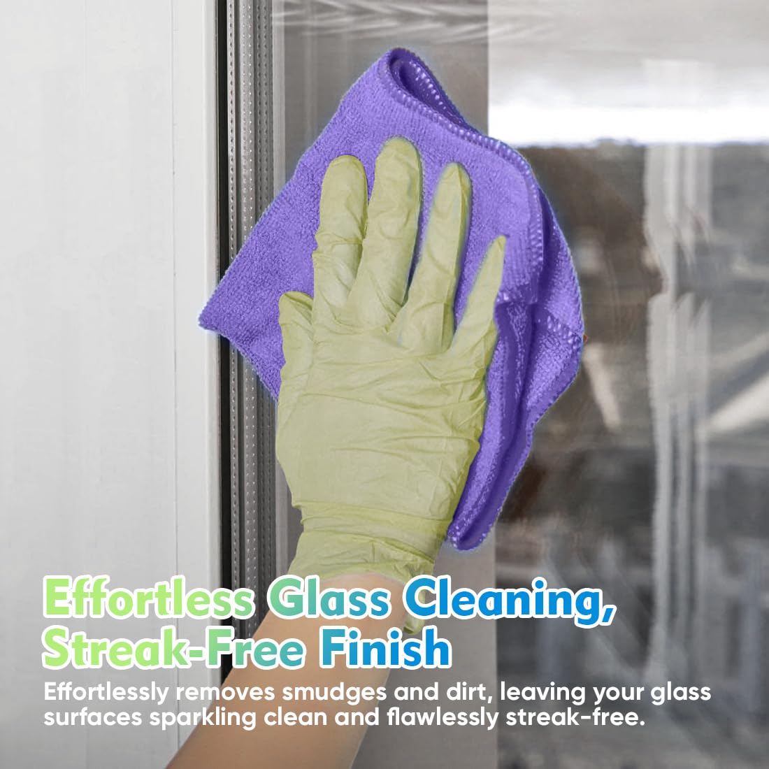 Purple Microfiber Cleaning Cloth 12 Pack 12.5 x 12.5 Inch Microfiber Towels for Cars Ultra Absorbent Cleaning Rags Lint Free Cleaning Towels for Household Kitchen (12 Count)