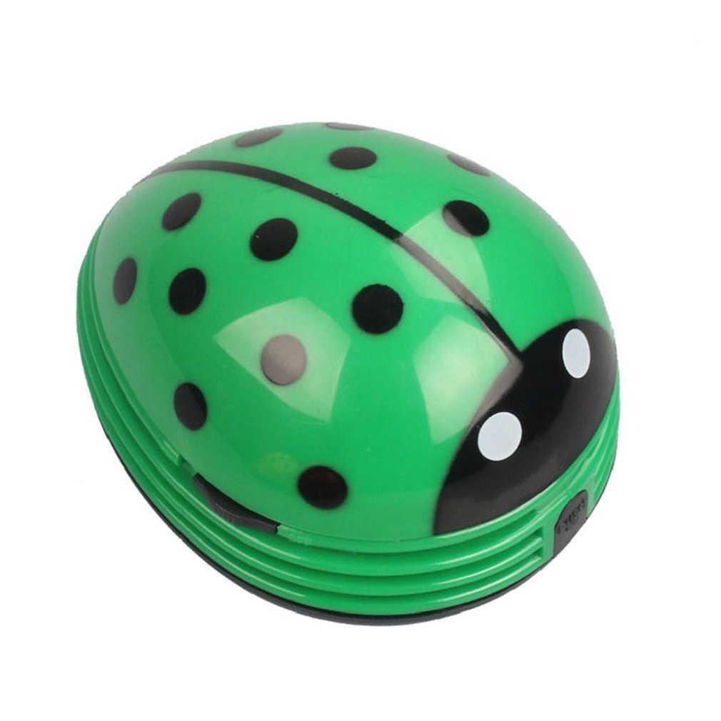 Mini Portable Handheld Cordless Tabletop Crumb Sweeper Desktop Dust Vacuum Cleaner Cute Cartoon Battery Operated