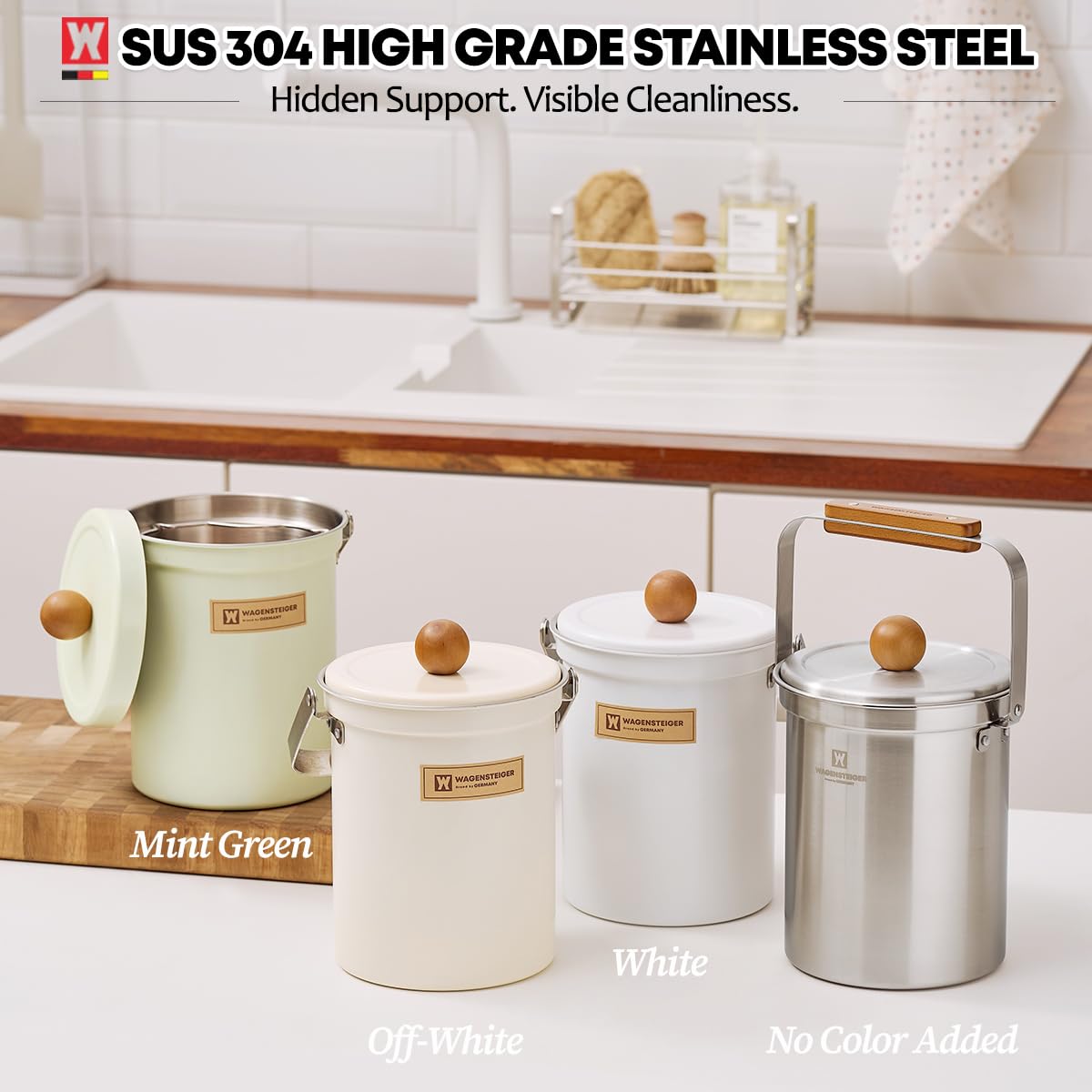 Kitchen Countertop Compost Bin 101ounces