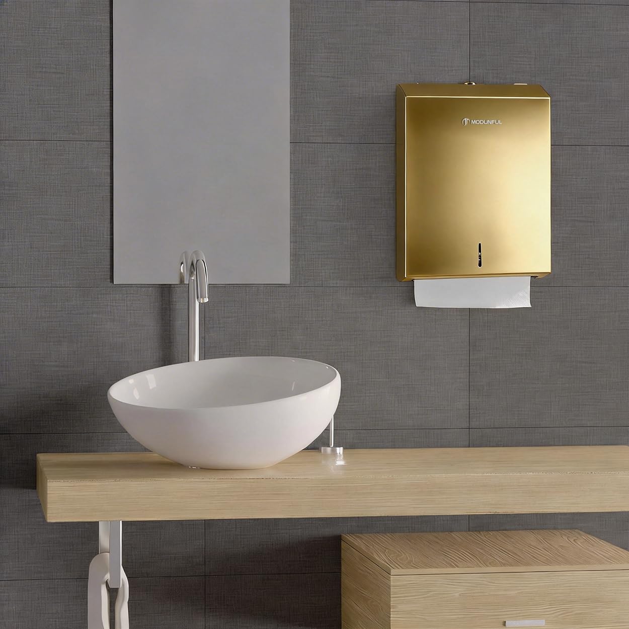 Commercial Paper Towel Dispenser Gold