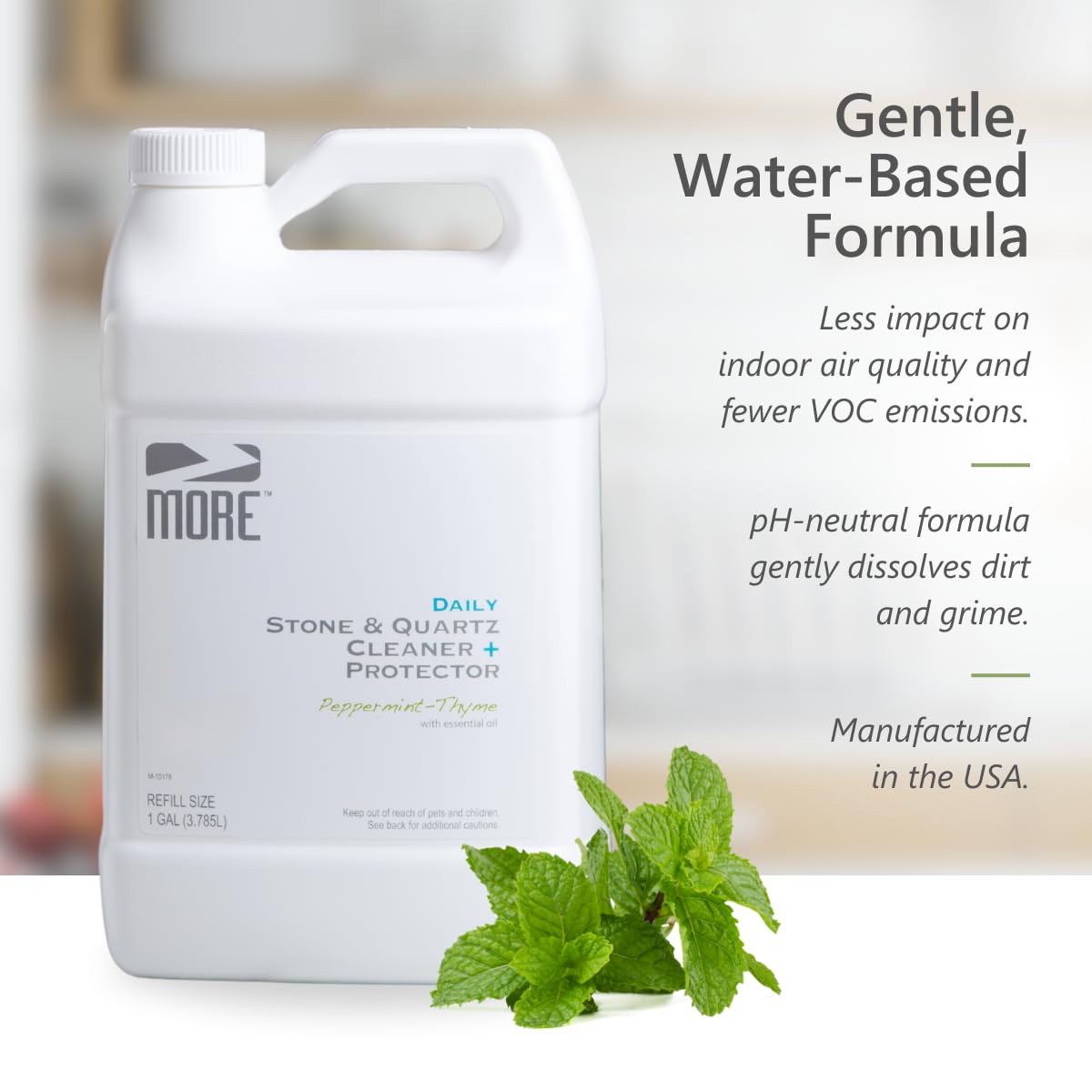 MORE Stone & Quartz Cleaner + Protector (128 Fl Oz)