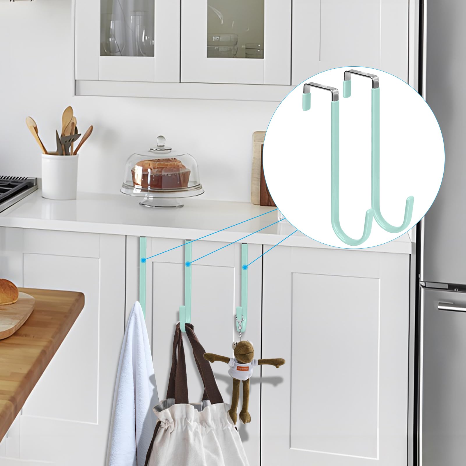 Over the Door Hooks (4 Count)