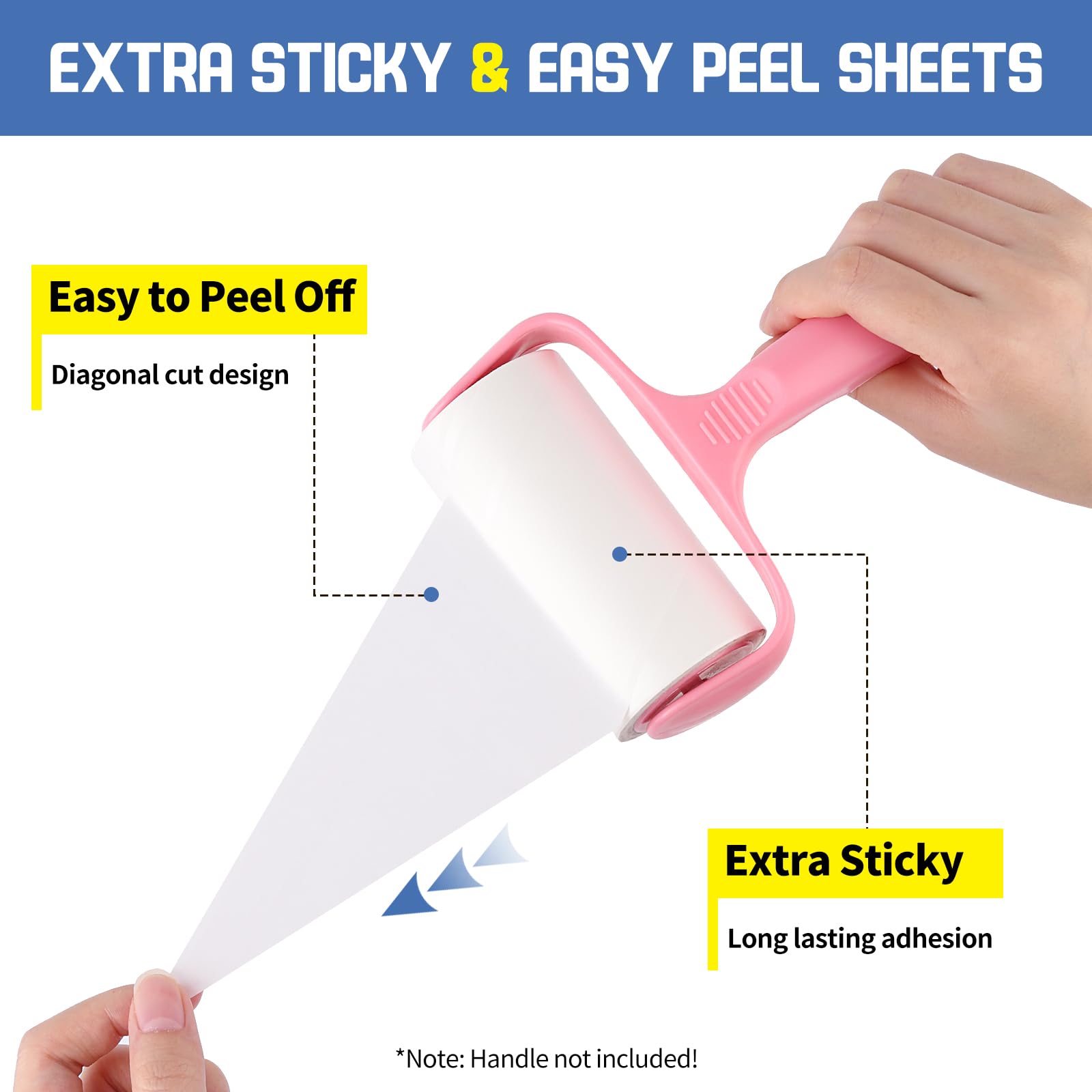 Lint Roller Refills 6 Pack (6 Count)
