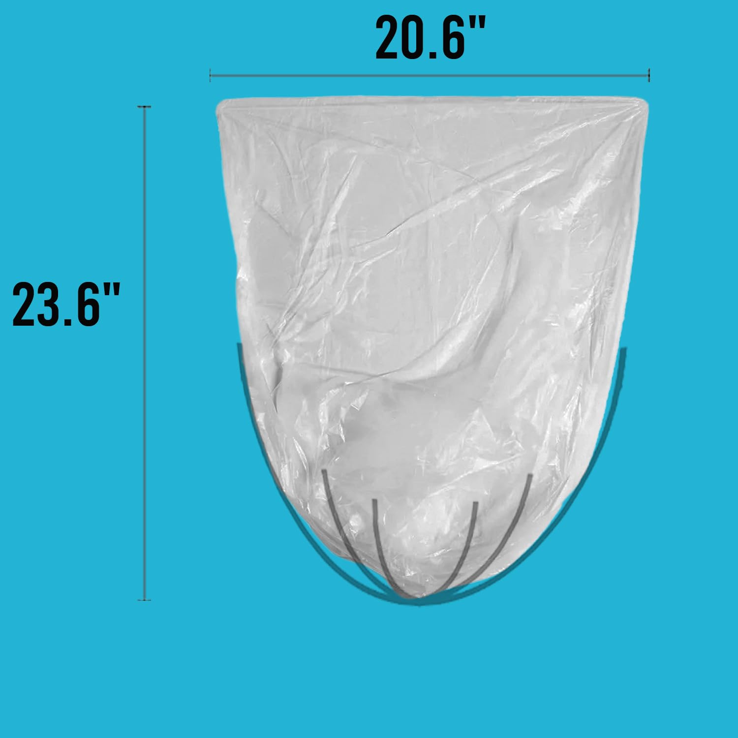 4 6 Gallon Trash Bags (300 Count)