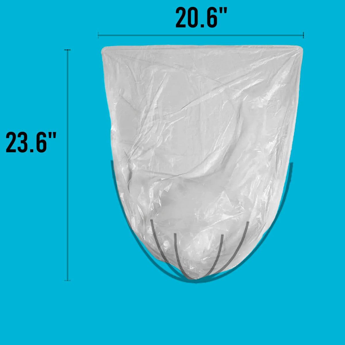 4 6 Gallon Trash Bags (1000 Count)