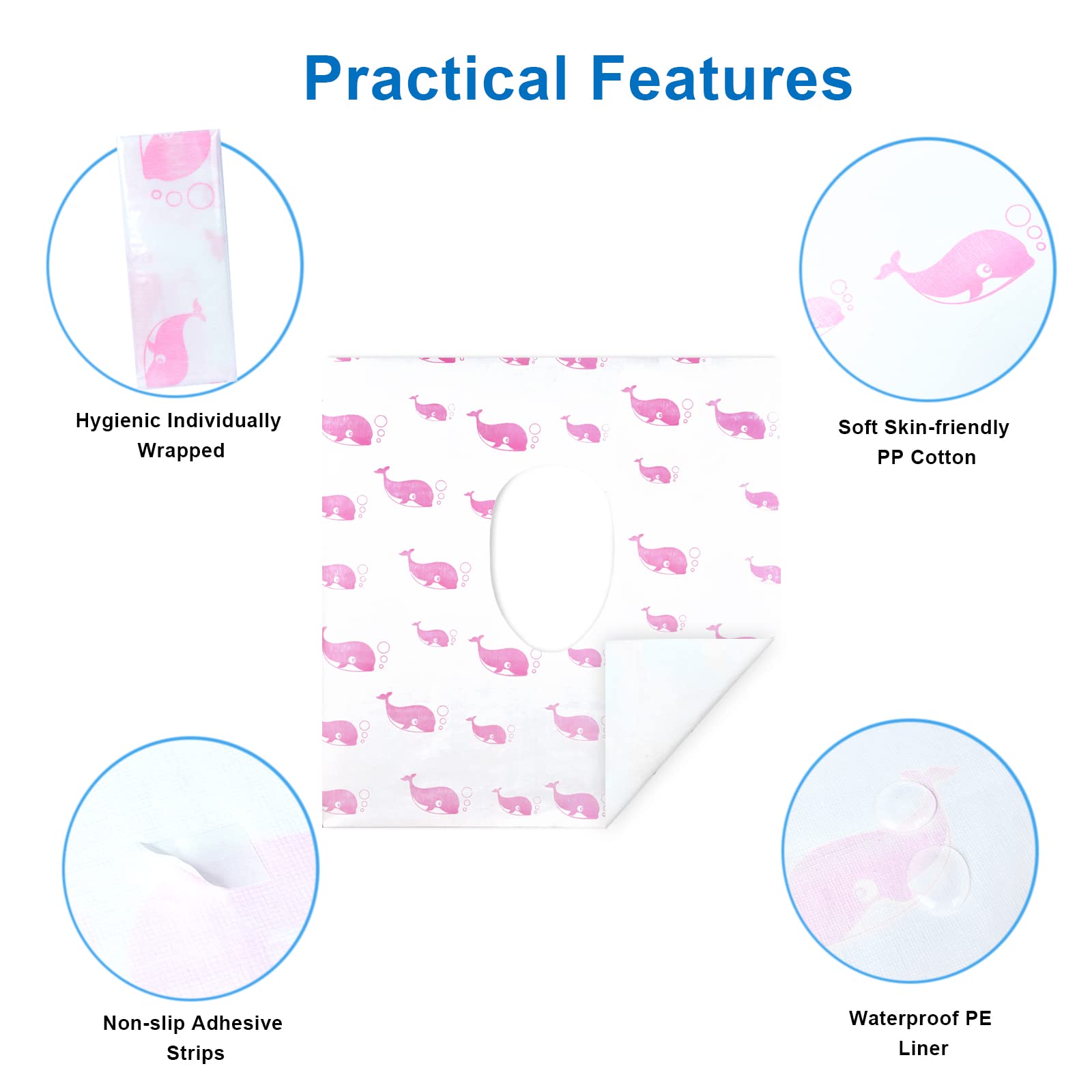 21 Pack Toilet Seat Covers Disposable