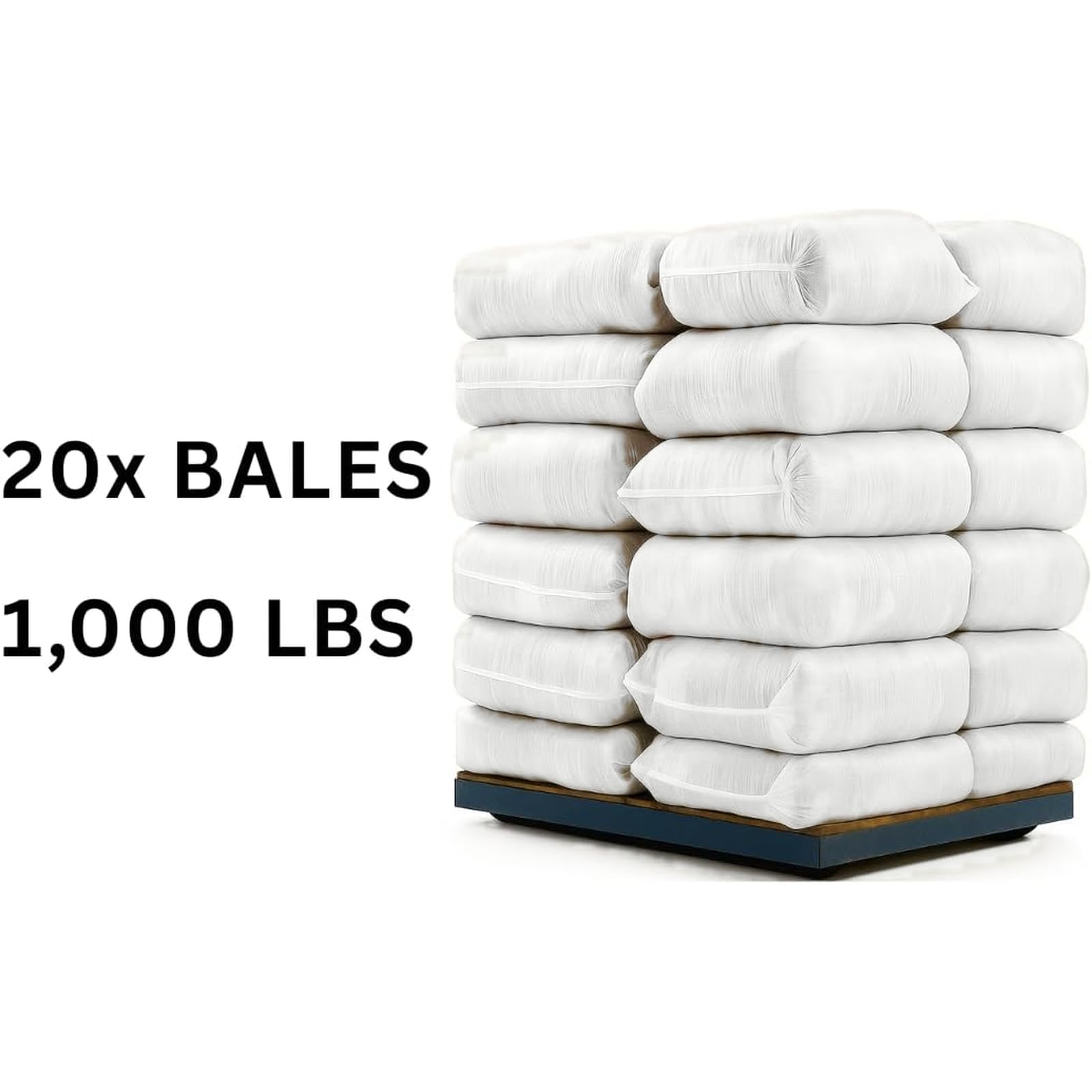 1000 lb Pallet of Multicolored T (1000 Count)