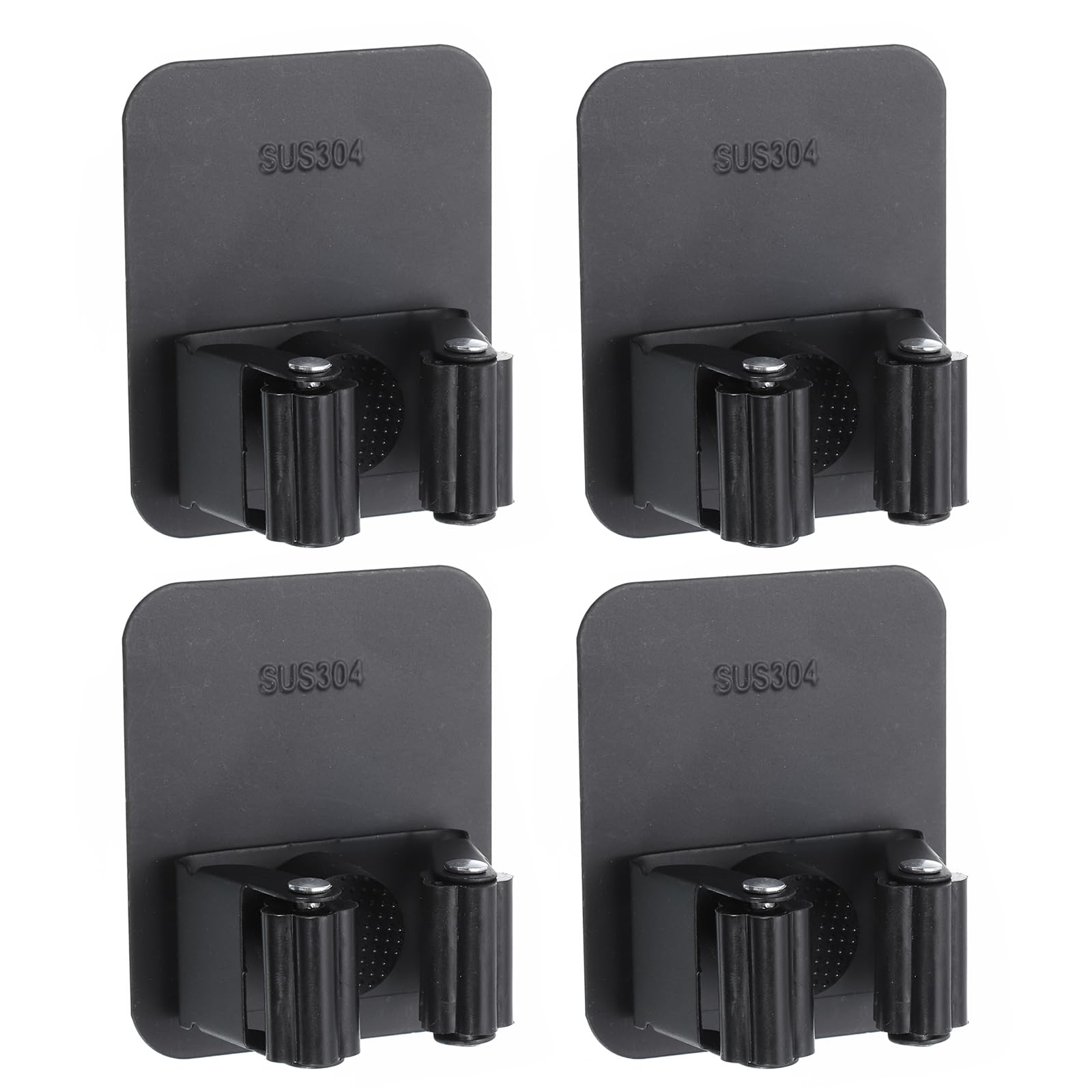 4pcs Mop Broom Holder Wall Mount