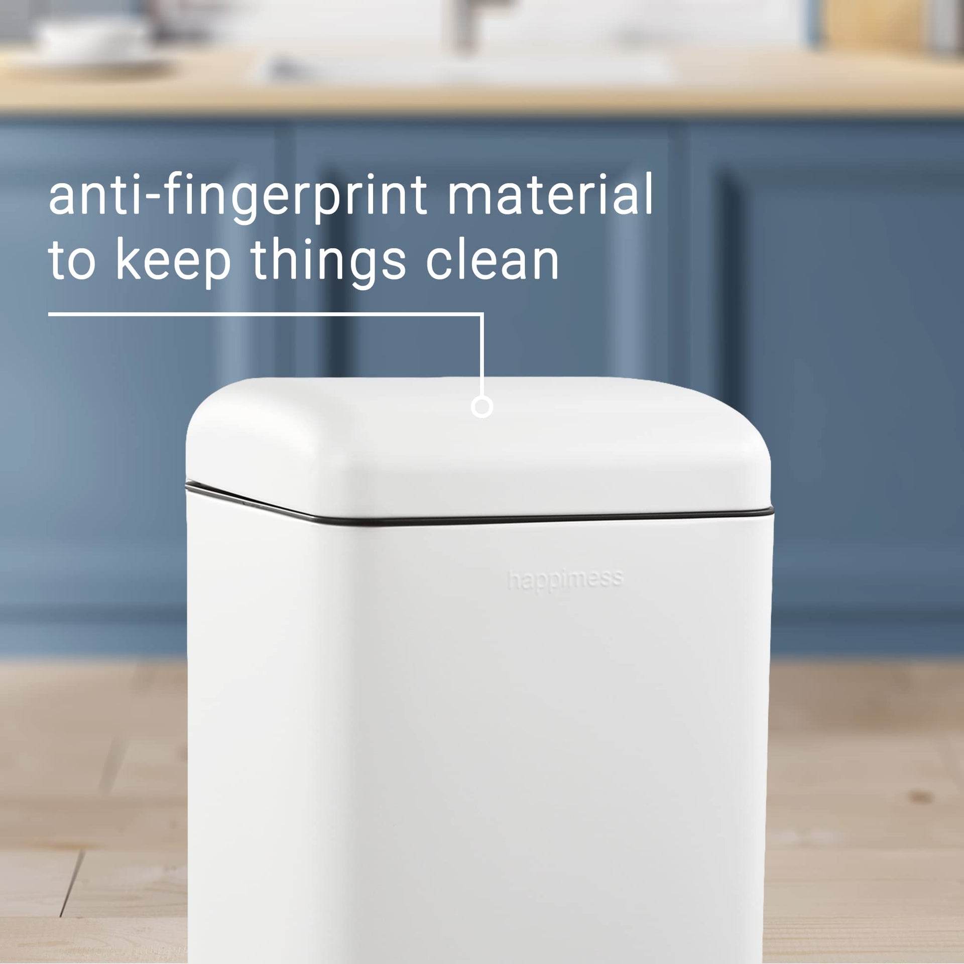 Betty 8 Gal Step Trash Can Soft