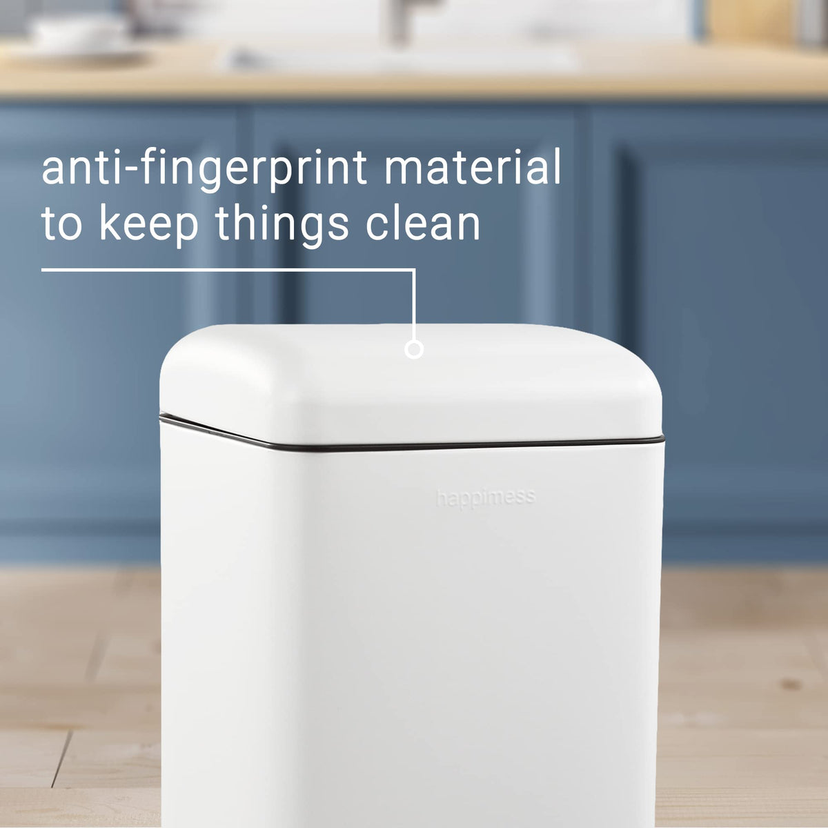 Betty 8 Gal Step Trash Can Soft