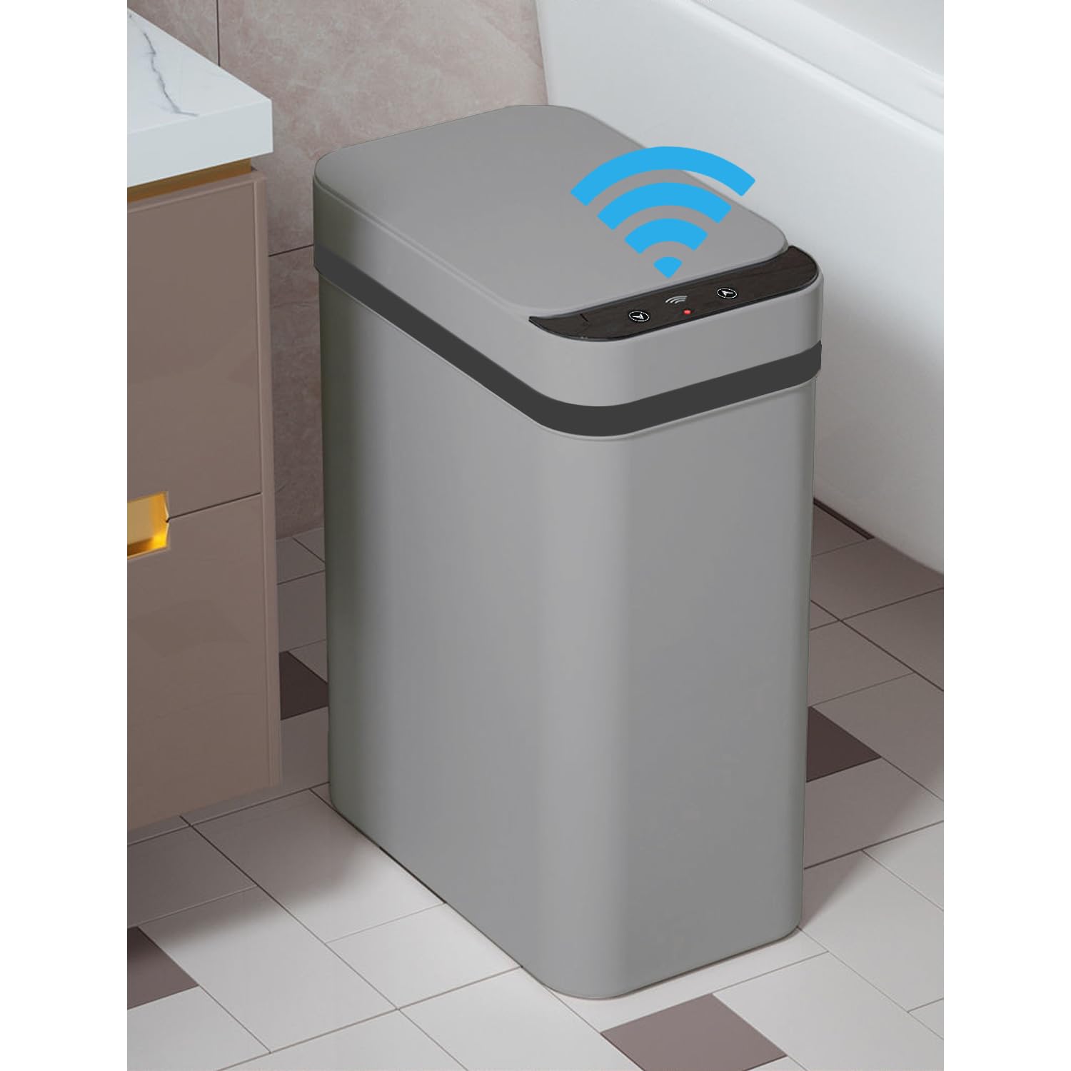 2.5 Gallon Motion Sensor Trash Can