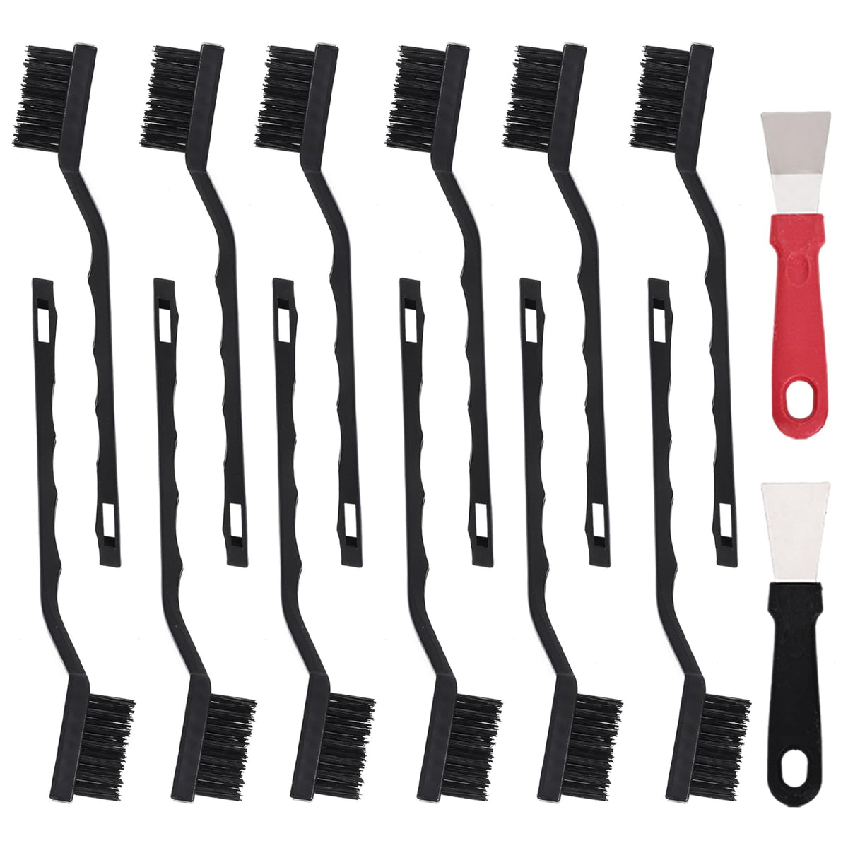 24 Pcs Mini Nylon Brush Set (24 Count)