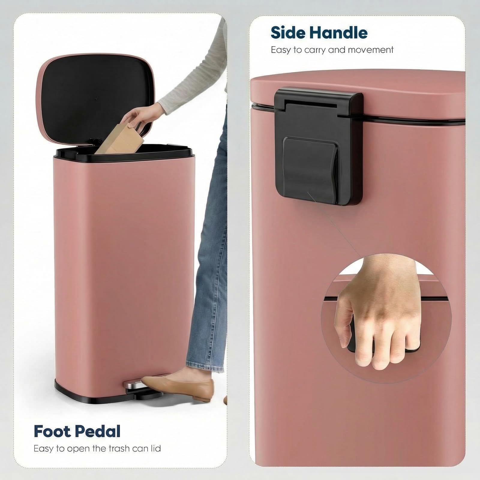 8 Gal Kitchen Trash Can