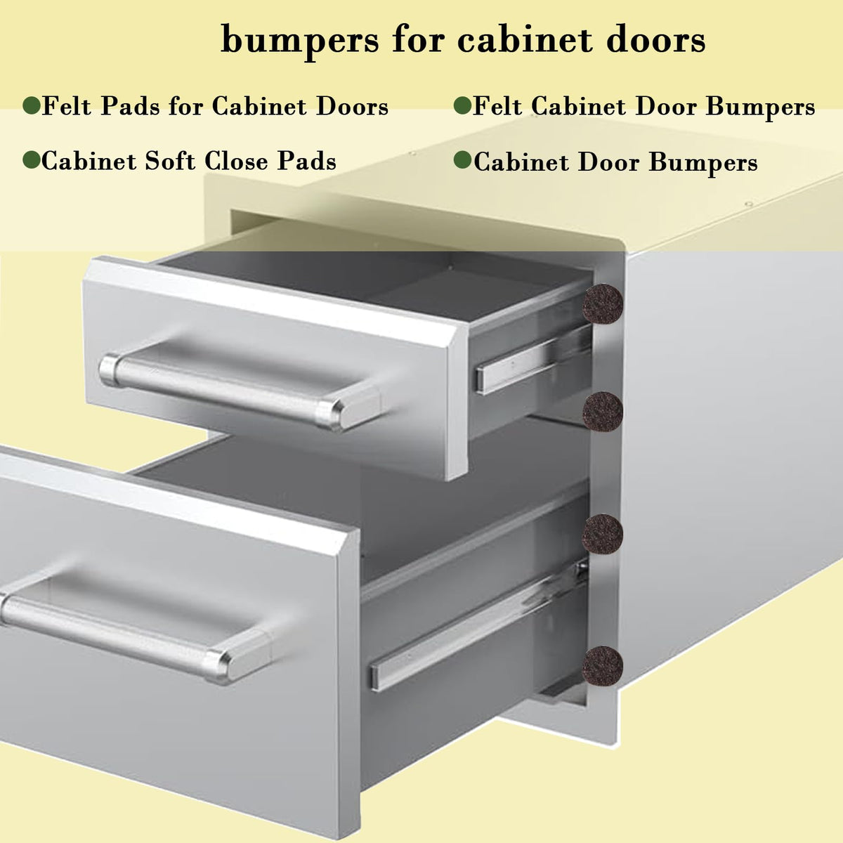 Felt Furniture Pads for Hardwood Floors (201 Count)