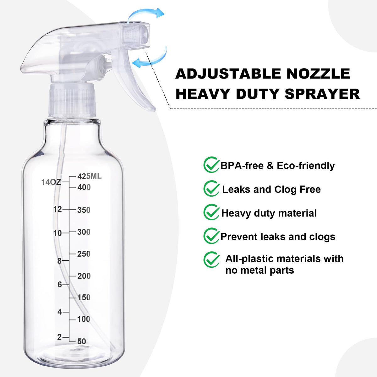Plastic Spray Bottle (2 Count)