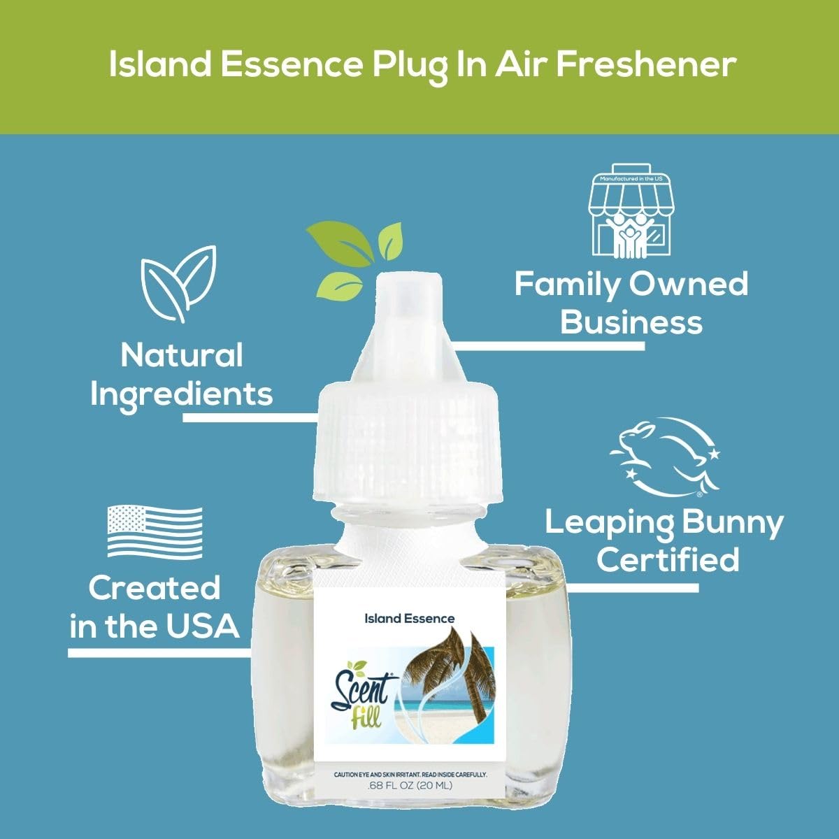 Island Essence Plug in Air Freshener (2.72 Fl Oz)