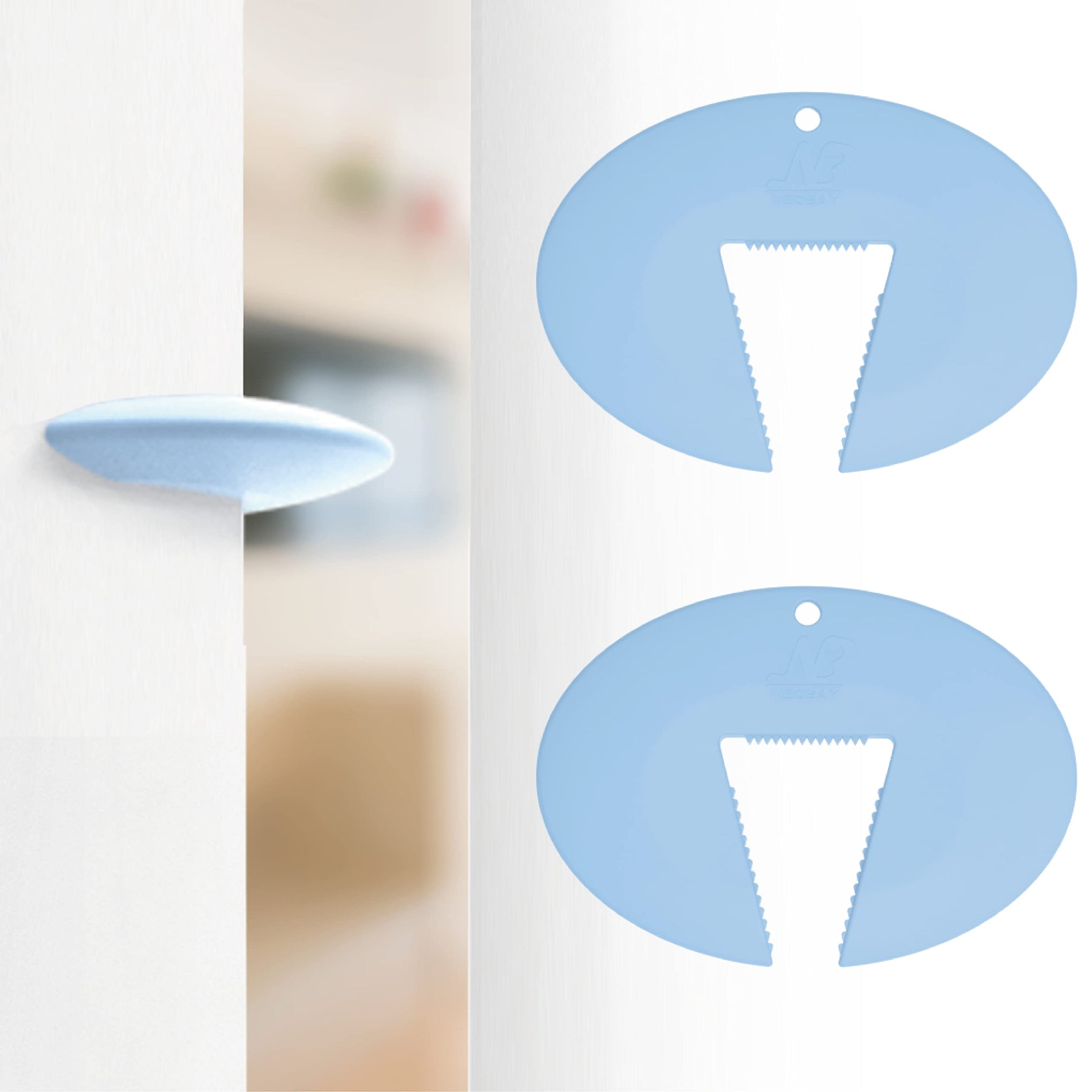 Door Pinch Guard and Door Slam Stopper (2 Count)