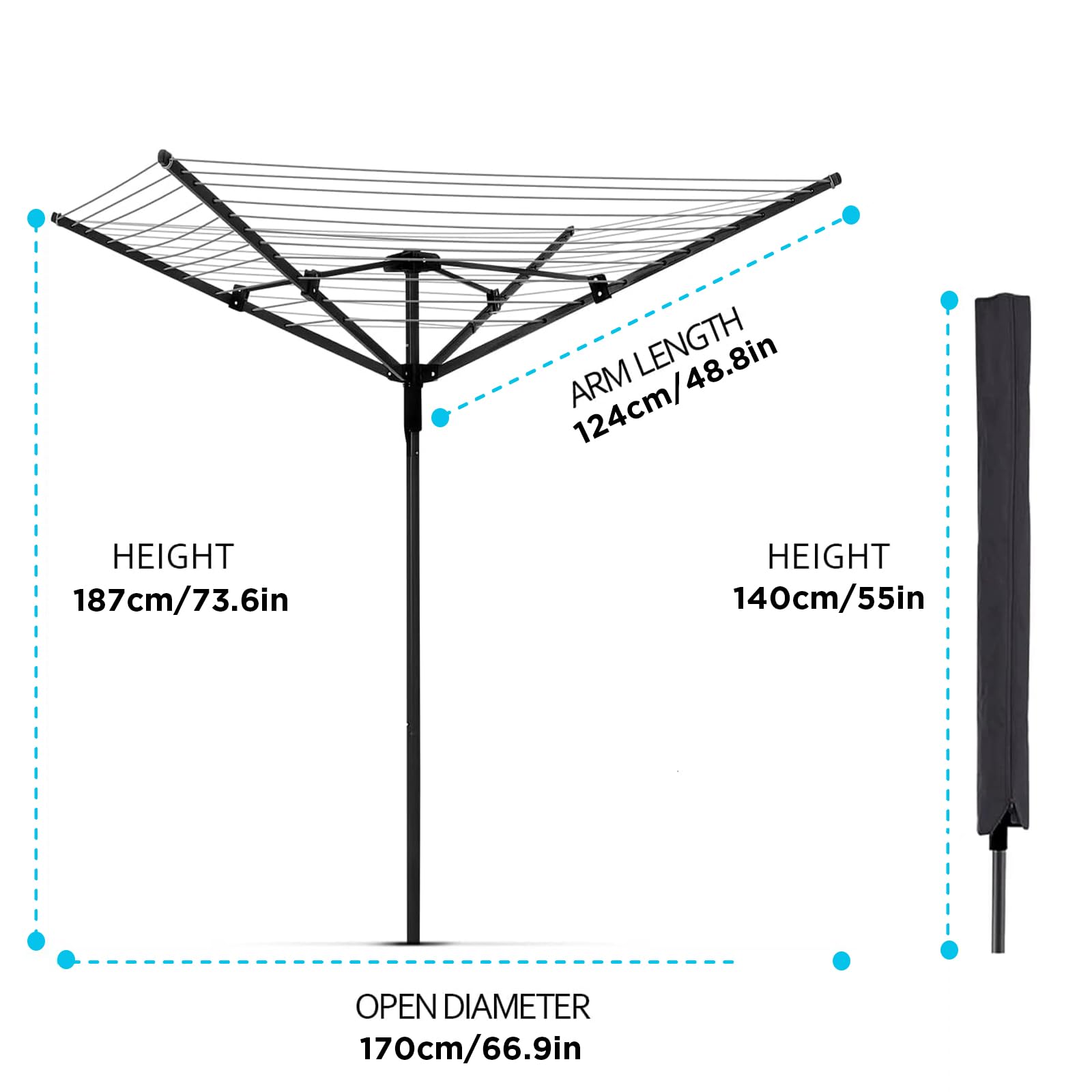 Umbrella Clothesline Outdoor