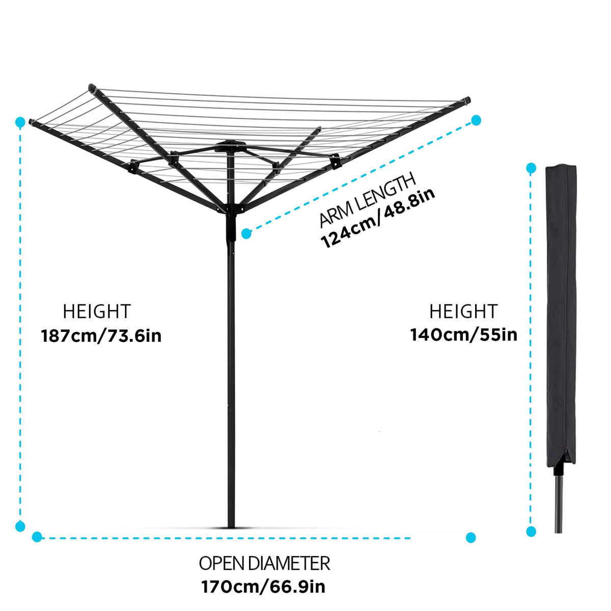 Umbrella Clothesline Outdoor