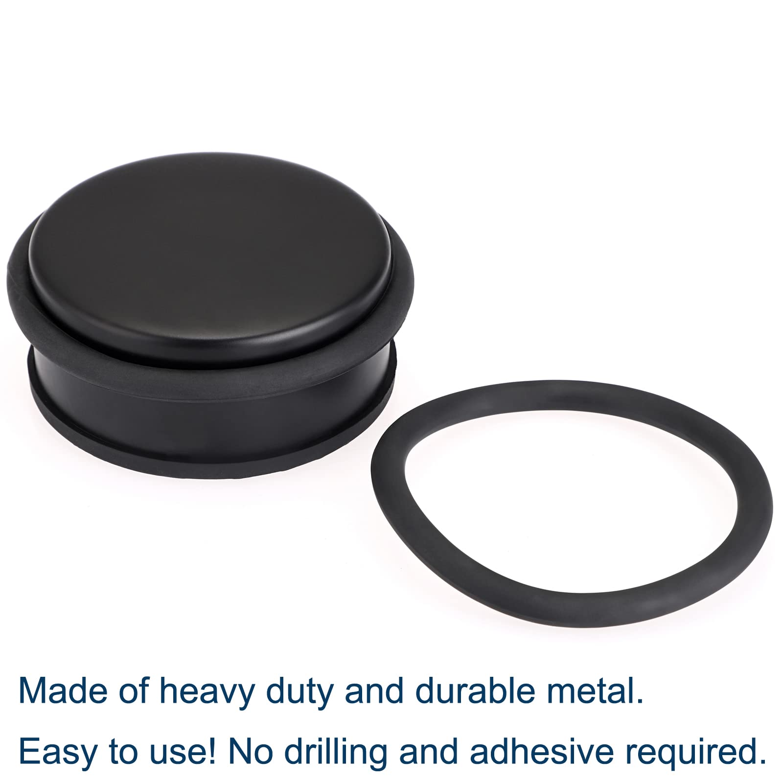 2Pcs Heavy Duty Door Stoppers No Drill (2 Count)