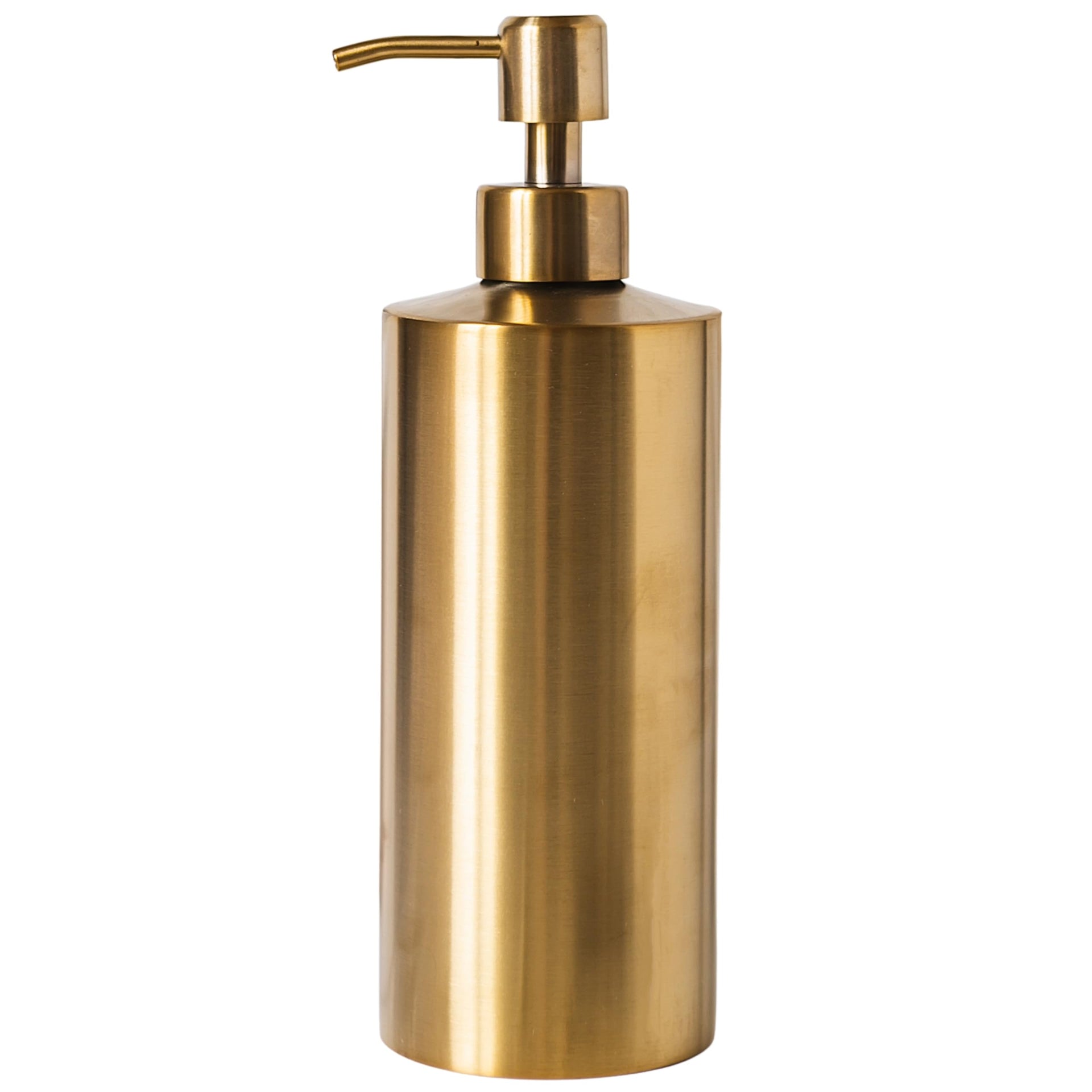 Brass Round Stainless Steel Soap Dispenser