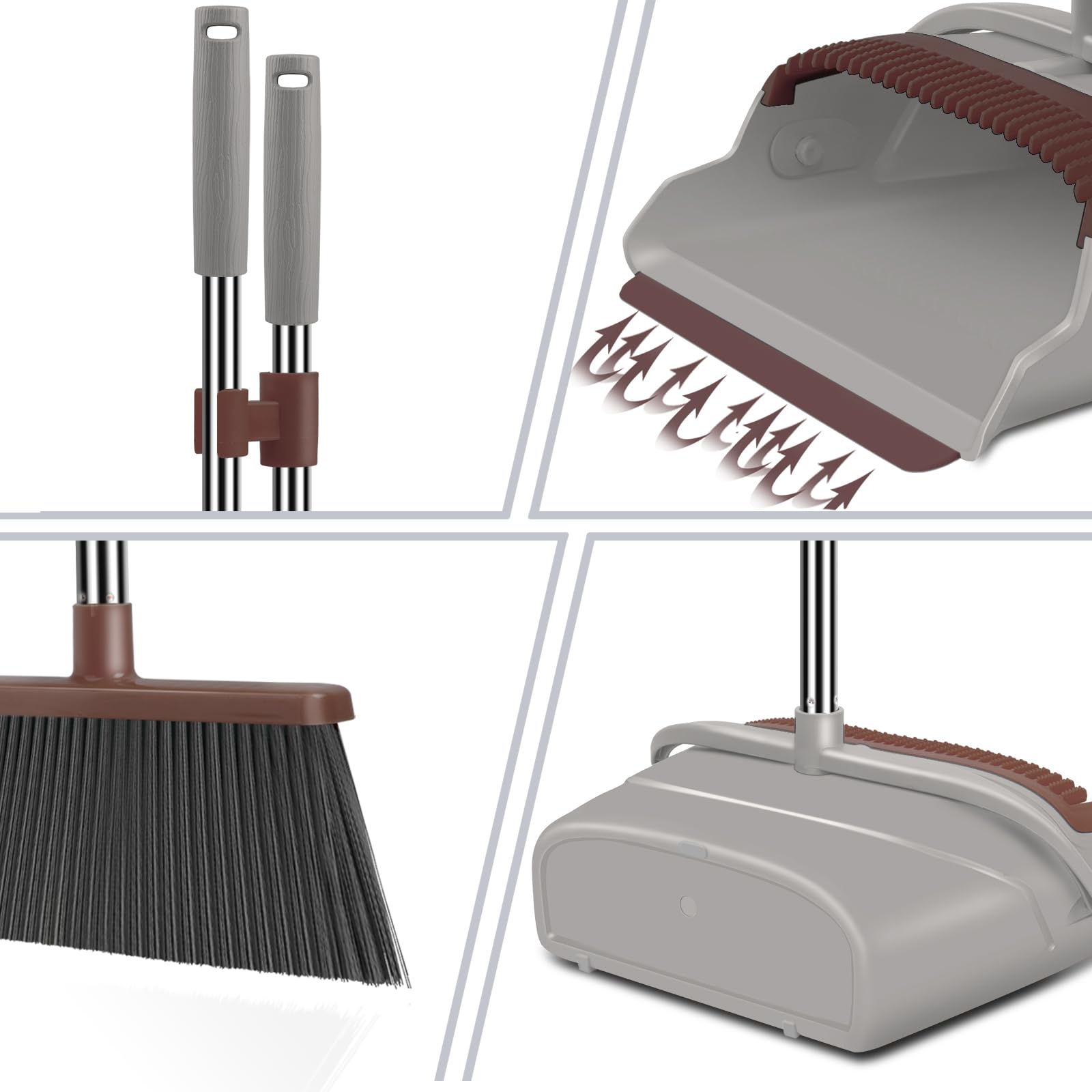 Upgrade Broom and Dustpan Set