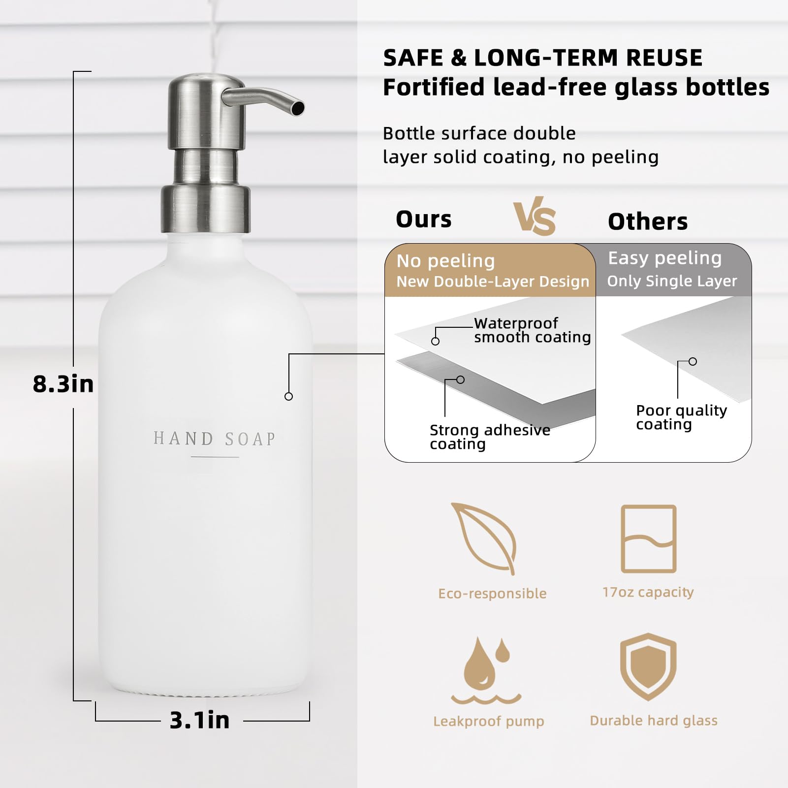 Glass Soap Dispenser