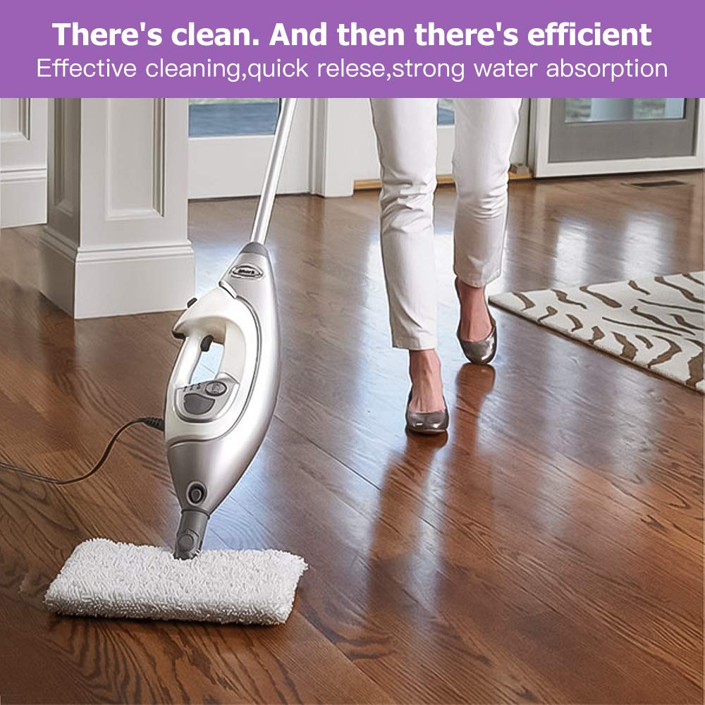 Replacement Steam Mop Pads for Shark Steam Mop Pads Compatible with S3500 Series S3501 S3601 S3550 S3901 S3801 SE450 S3801CO S3601D Steam Pocket Mop
