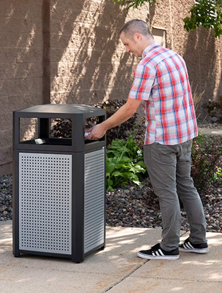 Evos Steel Trash Can
