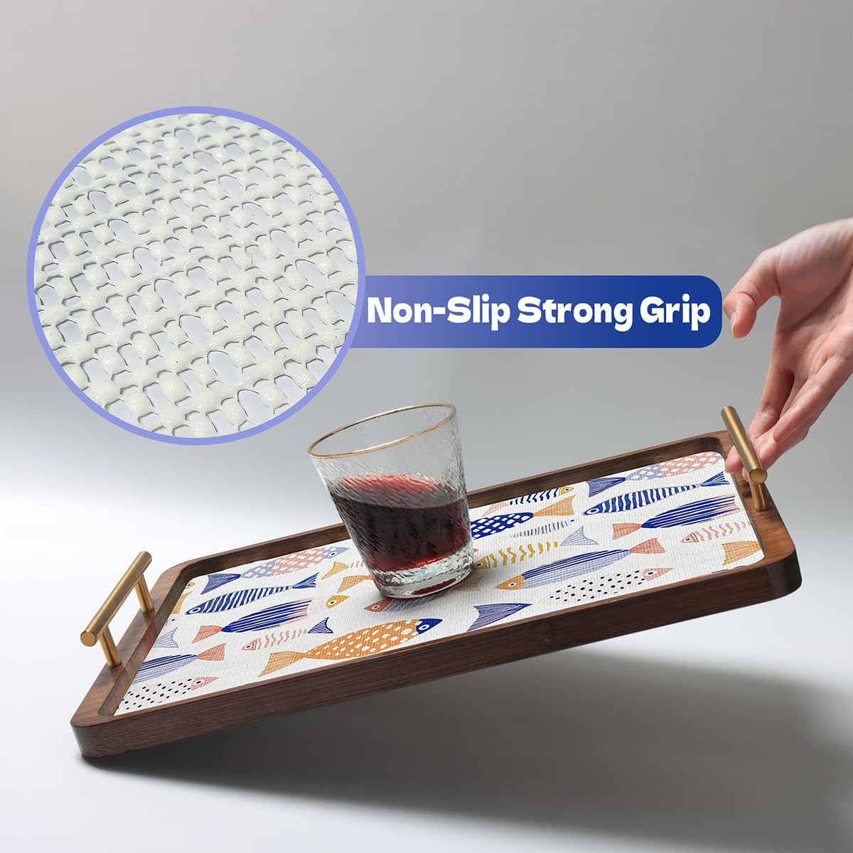 Drawer Liner Non Adhesive Shelf Liner for Cabinets 12in x 10ft