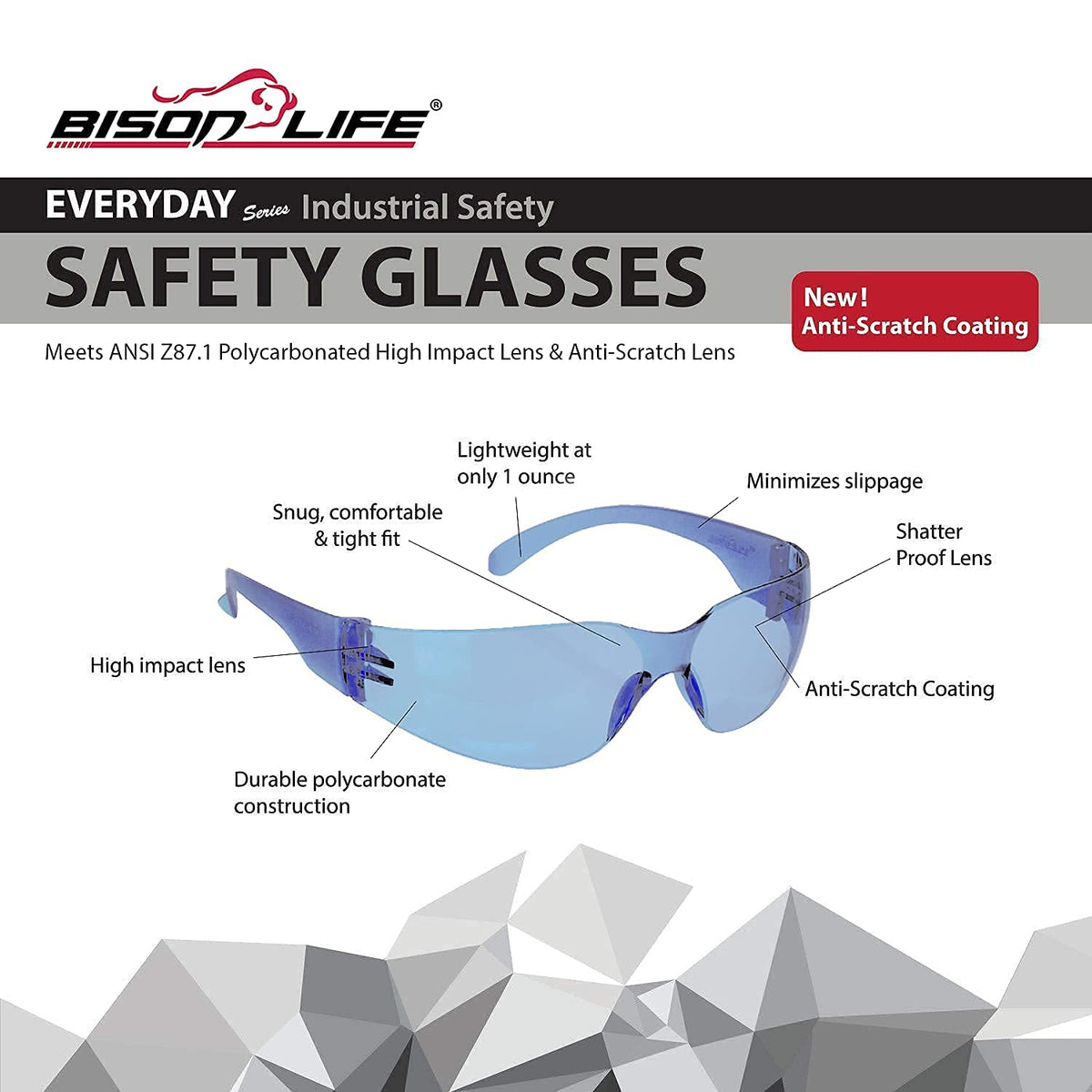 Full Color Protective Safety Glasses (144 Count)