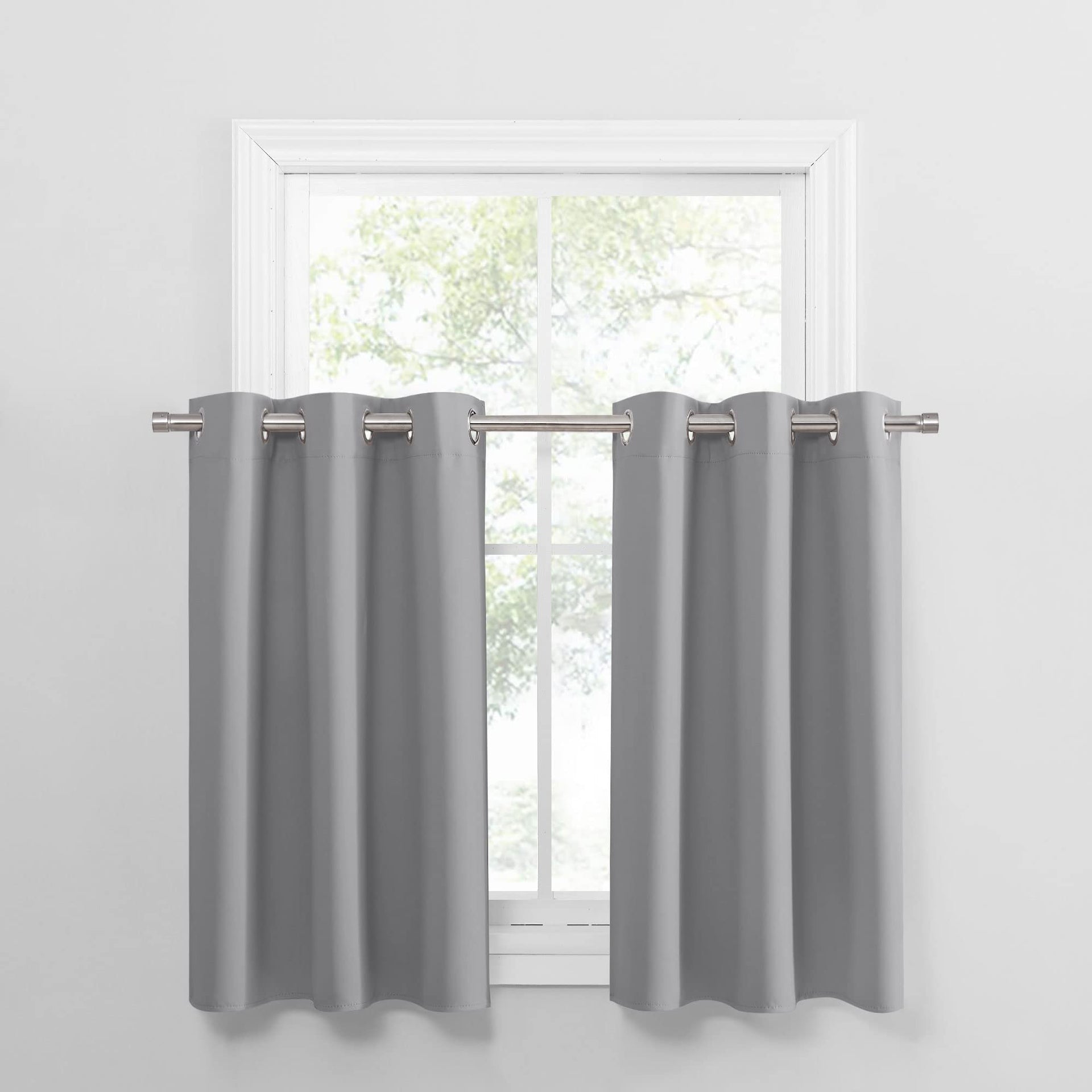 Short Blackout Curtains for Kitchen