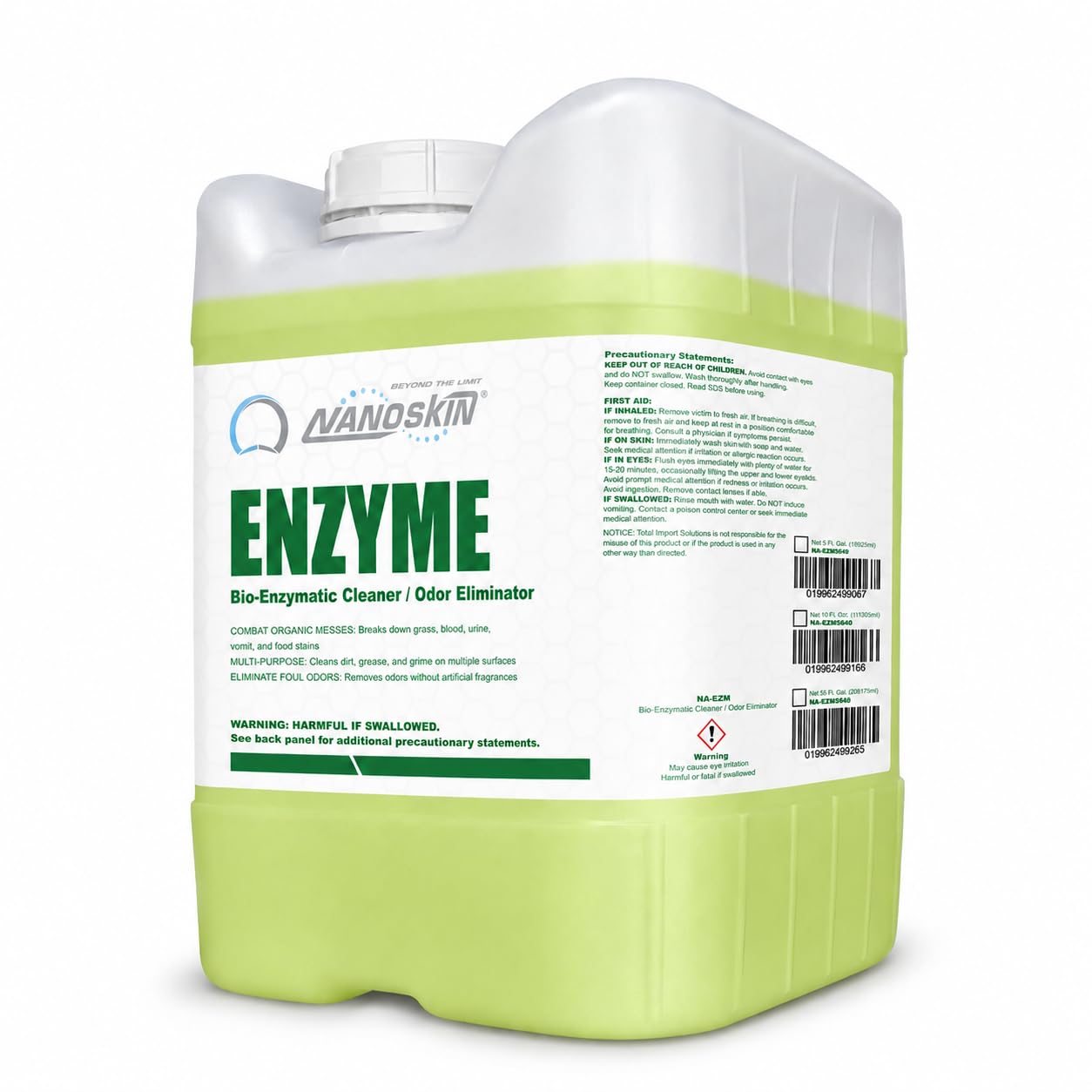 ENZYME Bio Enzymatic Cleaner & Odor Eliminator 5 Gallons (640 Fl Oz)