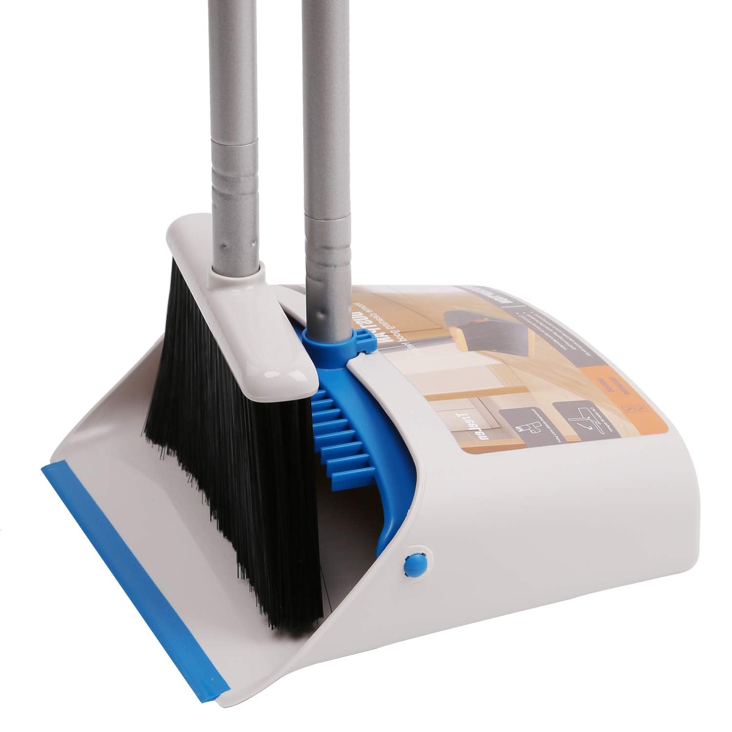 Long Handle Broom and Dustpan Set