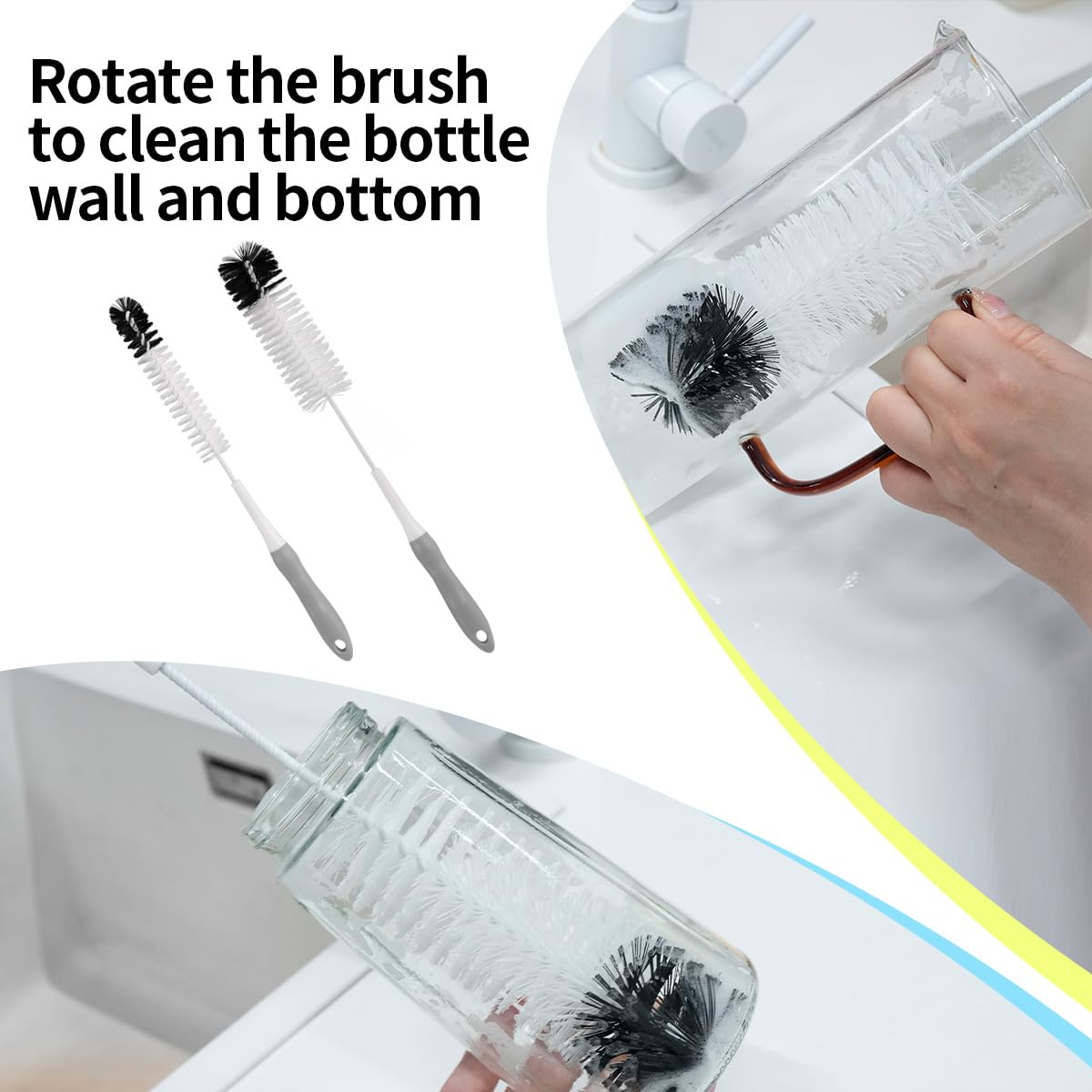 Bottle Cleaner Brush Set (2 Count)