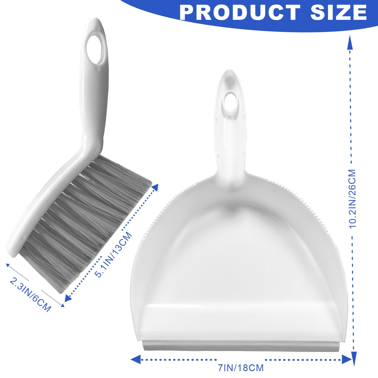Mini Broom and Dustpan Set Small Dust pan & Brush Set Portable Cleaning Tools for Home Office RV Camping Learning