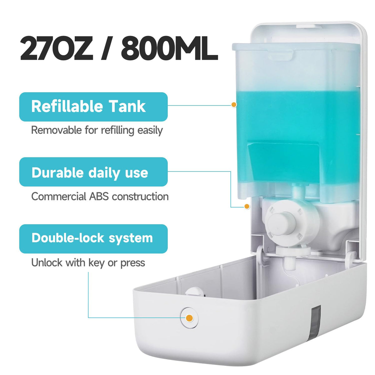 Liquid Commercial Soap Dispenser