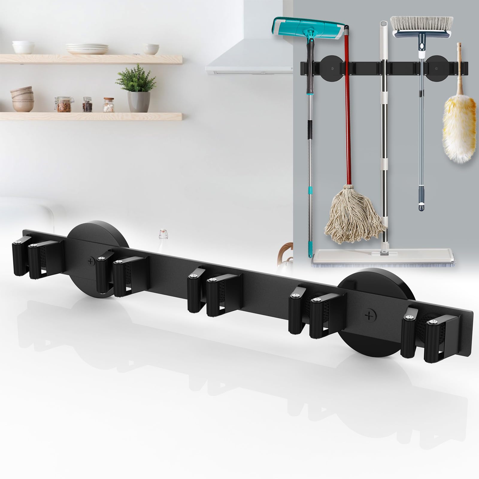 Magnetic Mop Broom Holder
