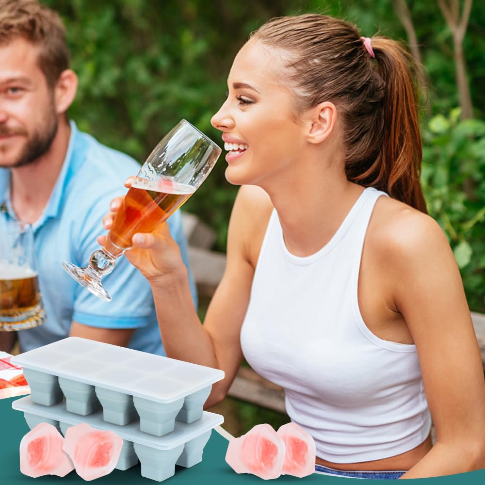 Foldable Ice Cube Trays (2 Count)